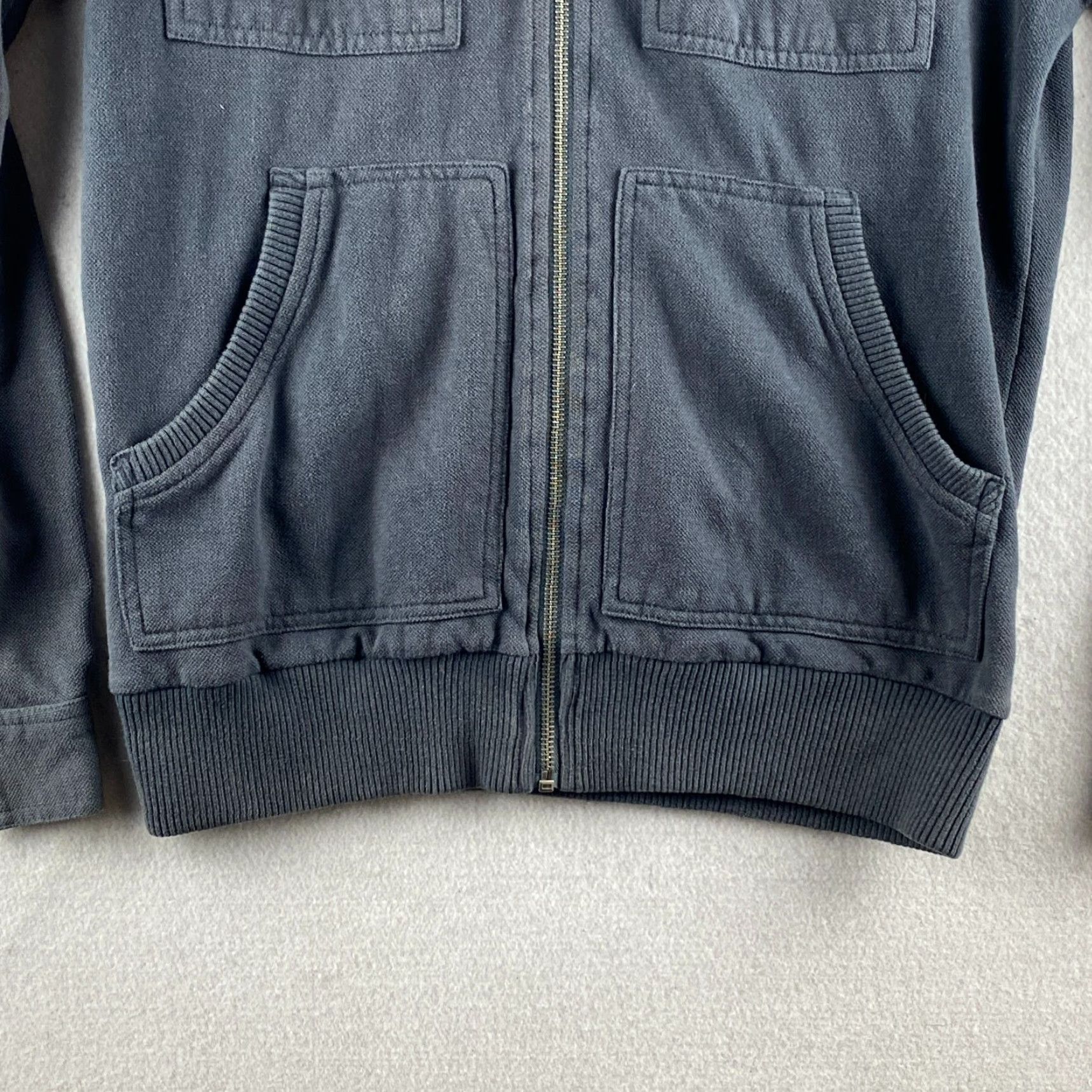 RVCA RVCA Hoodie Mens S Gray Bomber Full Zip Fleece Lined Hooded Pockets Shirt? Size US S / EU 44-46 / 1 - 3 Thumbnail