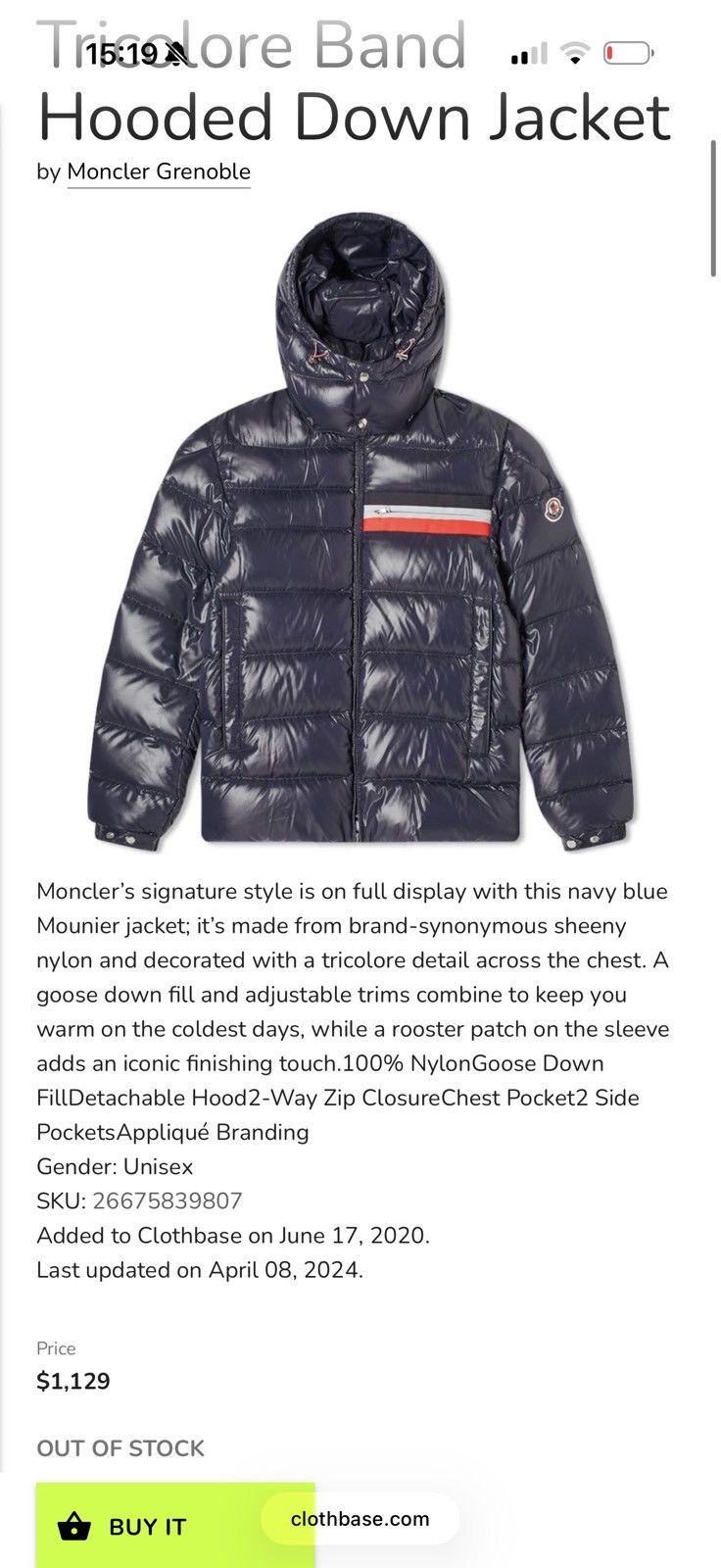 Moncler Moncler Mounier Jacket Size US M / EU 48-50 / 2 - 24 Thumbnail