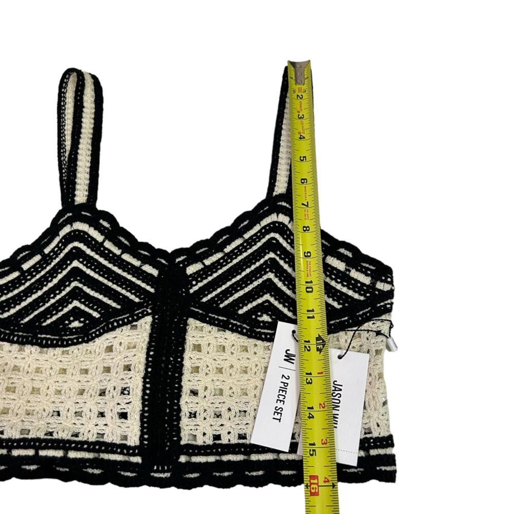Designer Jason Wu l NWT Linen Blend Crochet Two Piece Dress Size 2 Size XS / US 0-2 / IT 36-38 - 5 Thumbnail