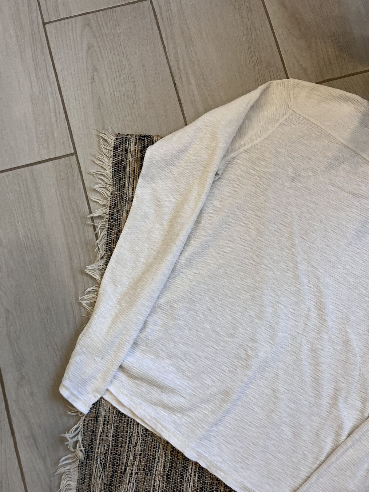 Allsaints Vintage AllSaints Longsleeve Tshirt white luxury avantgarde Size US XS / EU 42 / 0 - 8 Thumbnail
