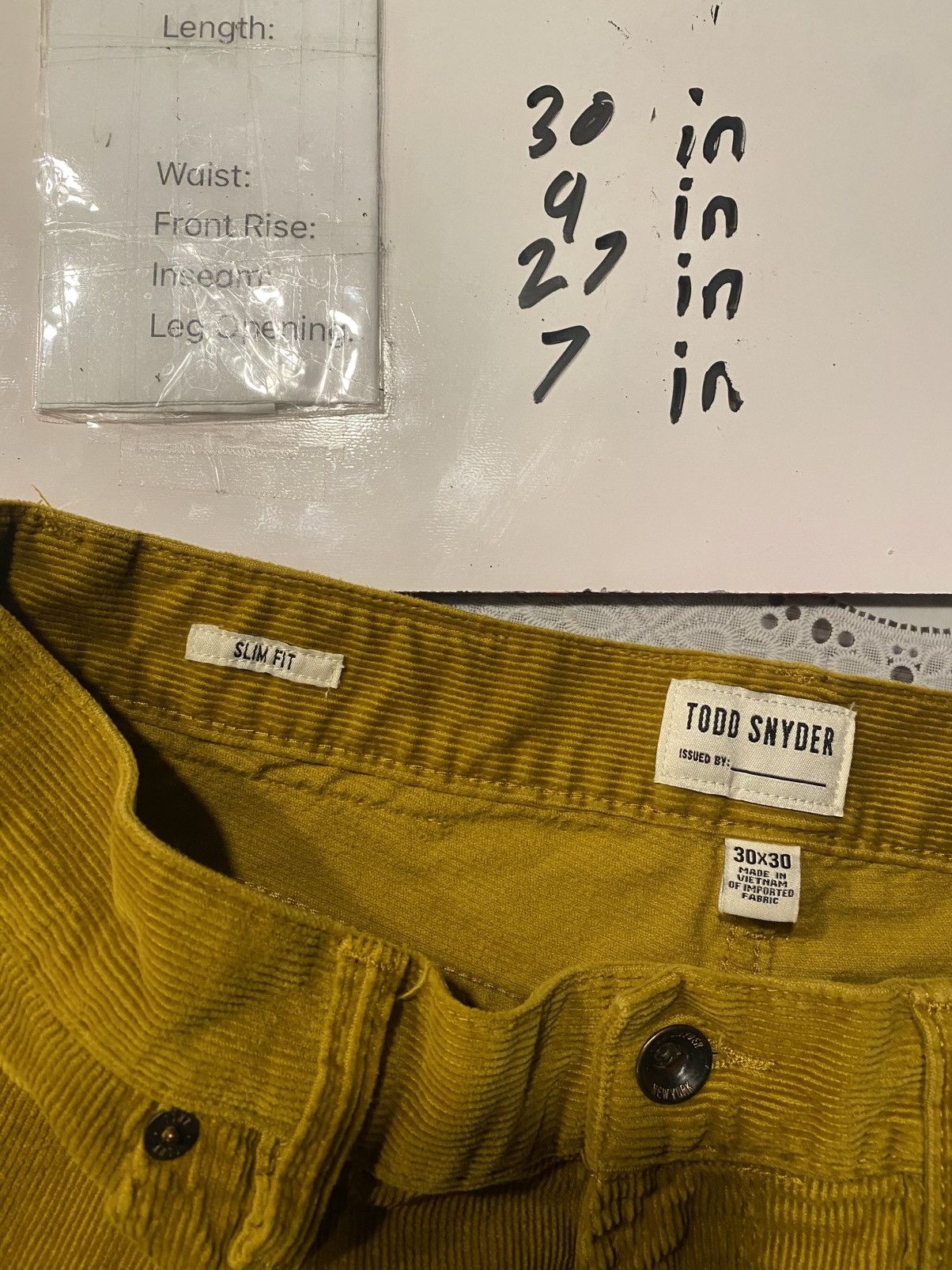 Todd Snyder Todd Snyder Pants Corduroy Trousers Size US 30 / EU 46 - 4 Thumbnail