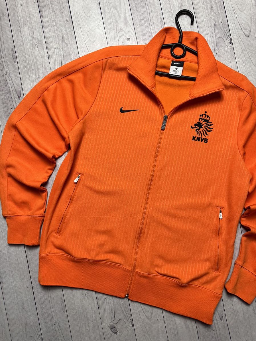 Vintage Vintage Nike Nederland Holland soccer track jacket size L Size US L / EU 52-54 / 3 - 2 Thumbnail
