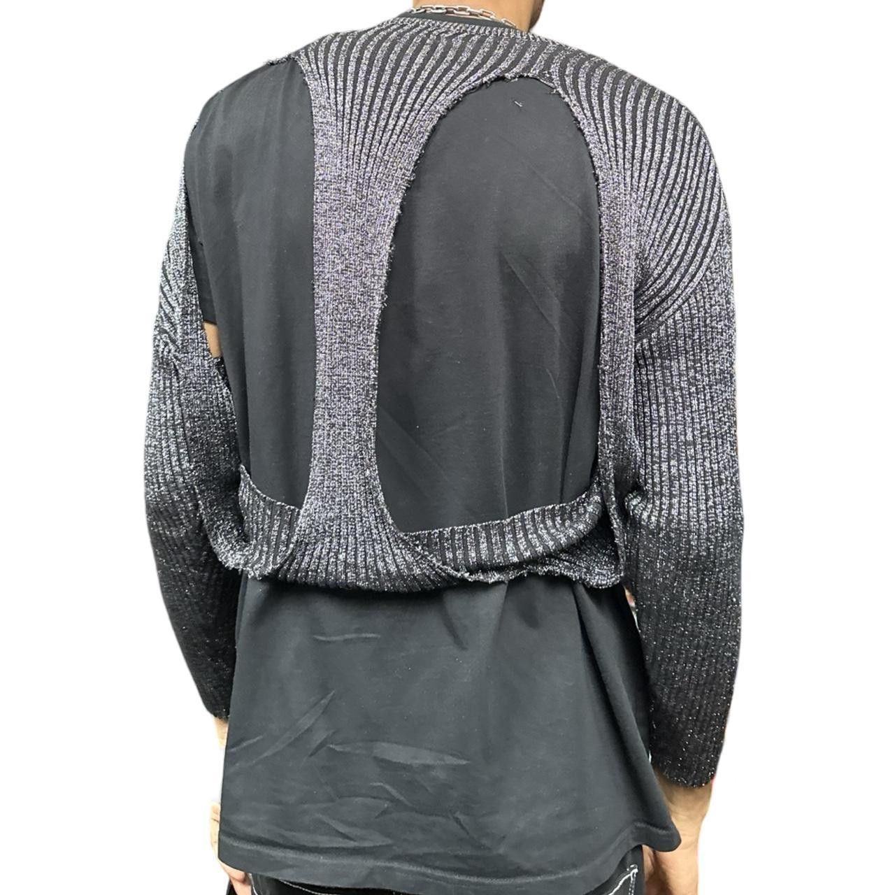 Other ASTROBOI* Knotted Modular Silver Cardigan - Medium Size US M / EU 48-50 / 2 - 4 Thumbnail