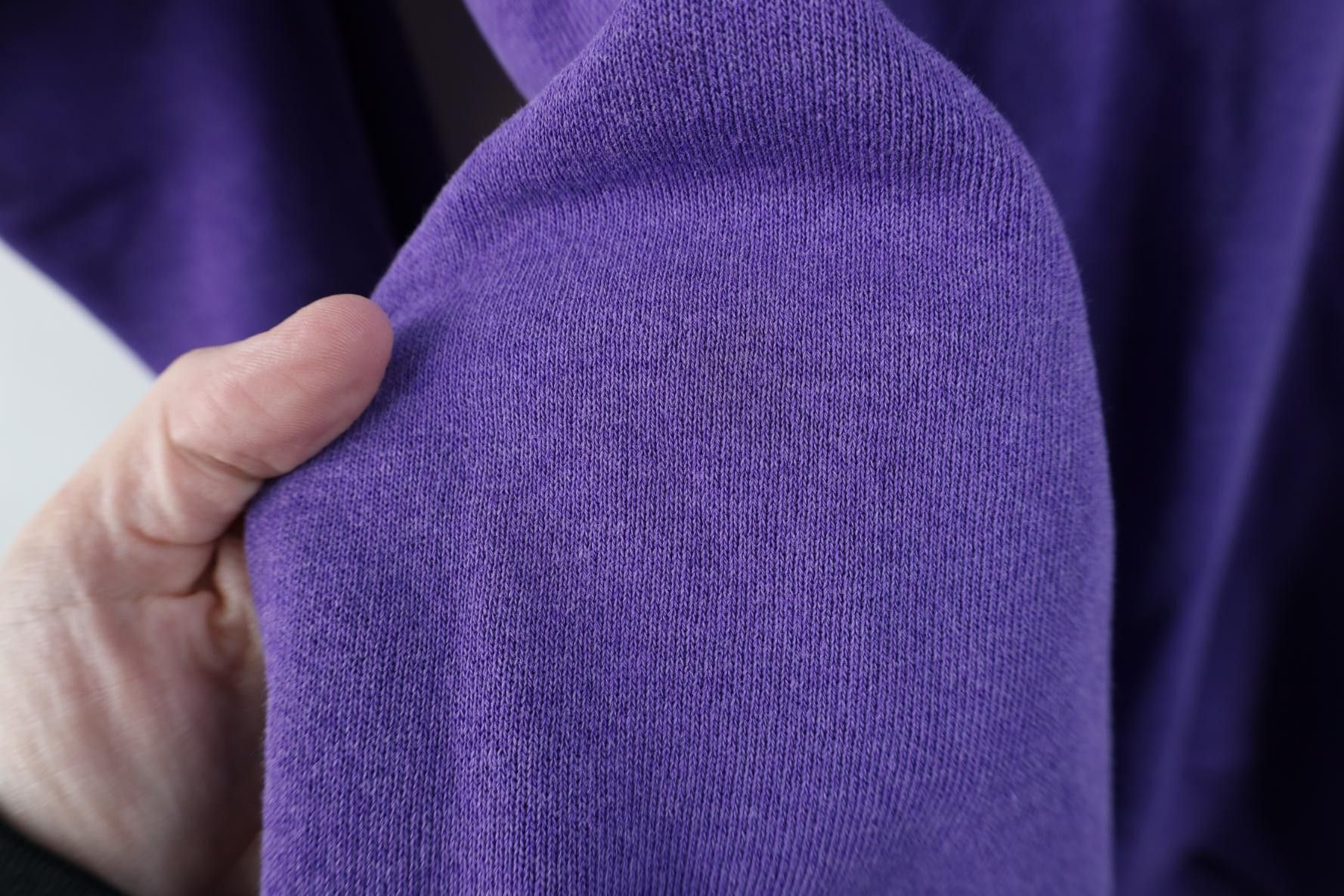Vintage Vintage 90s Streetwear Raglan Crewneck Sweatshirt Purple USA Size XXL / US 16-18 / IT 52-54 - 10 Thumbnail
