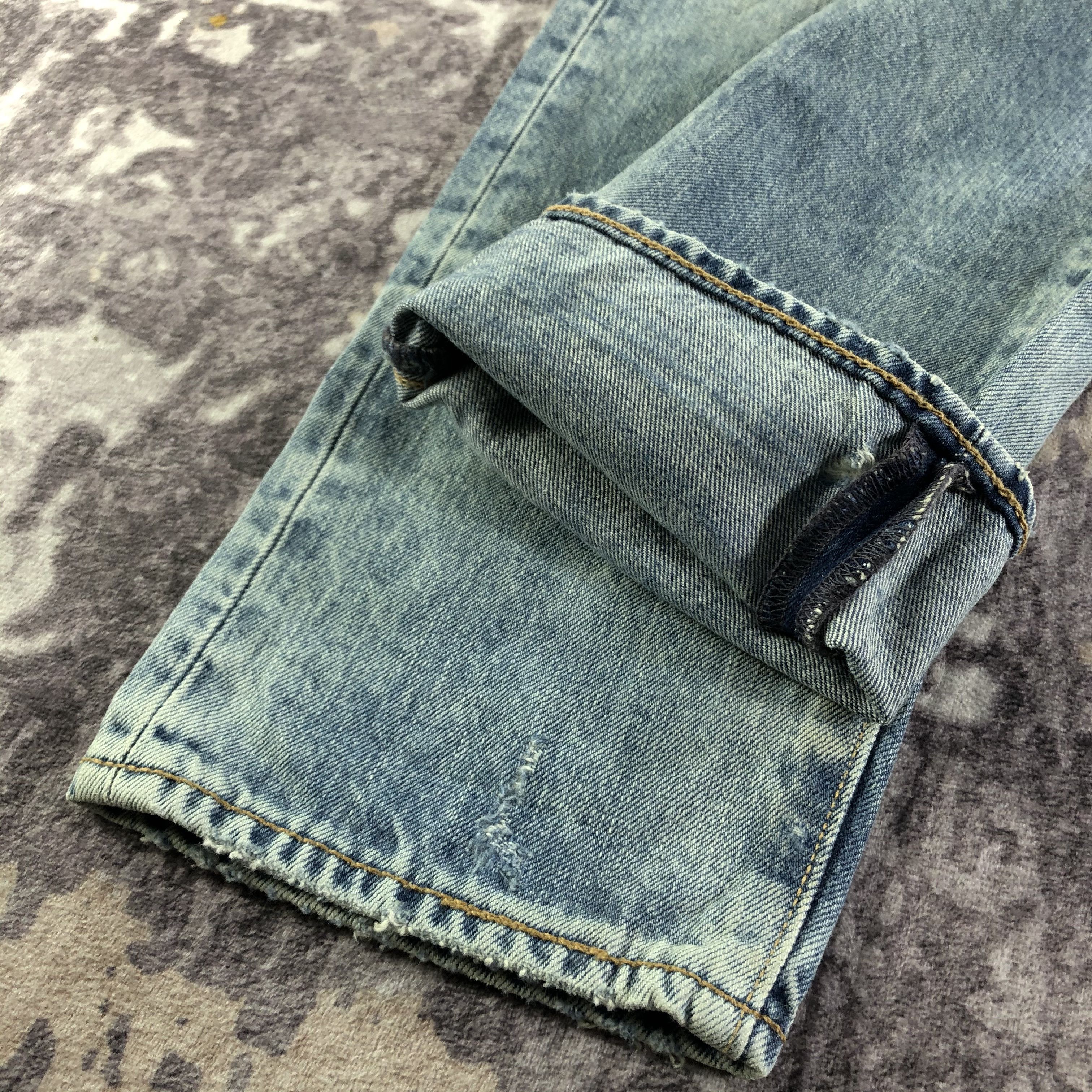Levi's Vintage Blue Wash Levis 501 Jeans-JM3322 Size US 32 / EU 48 - 7 Thumbnail
