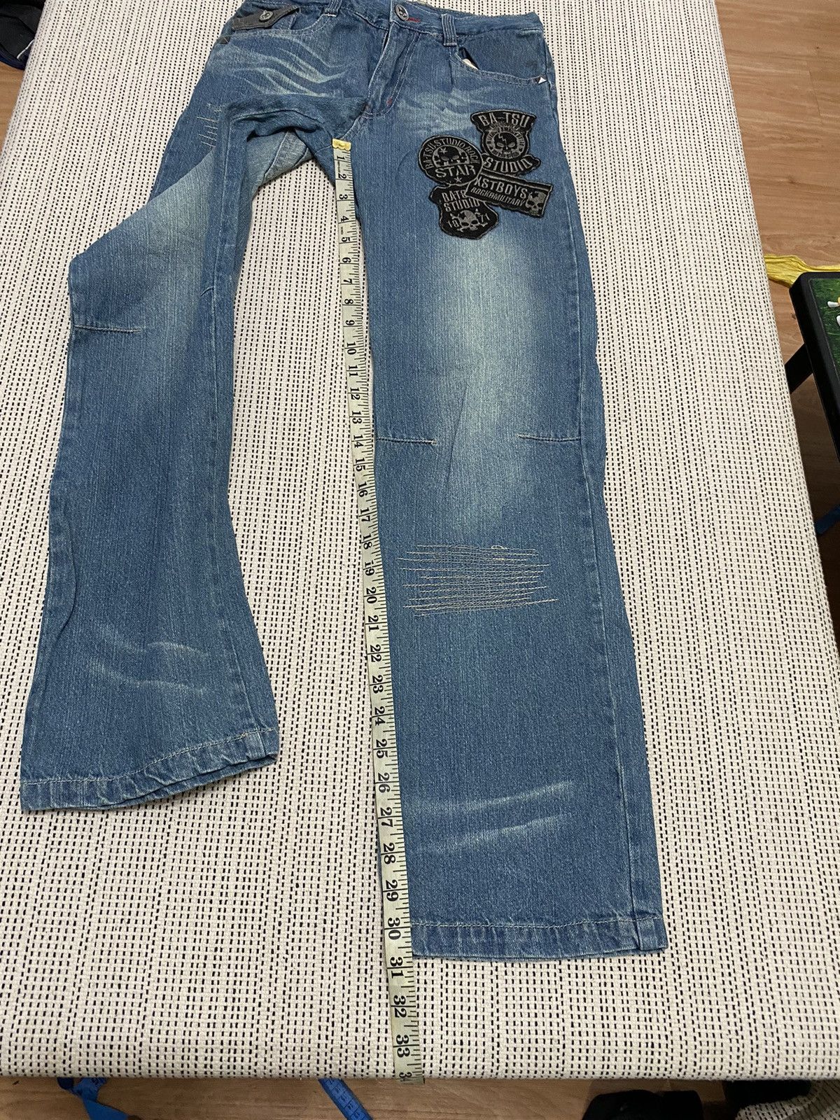 Japanese Brand Punk ba-tsustudio rock Japanese brand Size US 29 - 12 Thumbnail