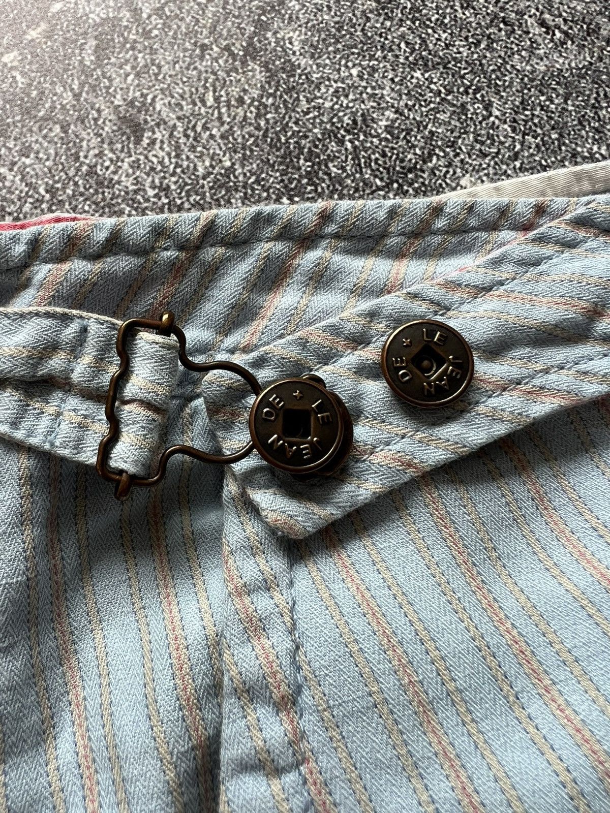 Marithe + Francois Girbaud Rare Vintage Linen Marithe Francois Girbaud Blue Pants Size US 32 / EU 48 - 4 Thumbnail