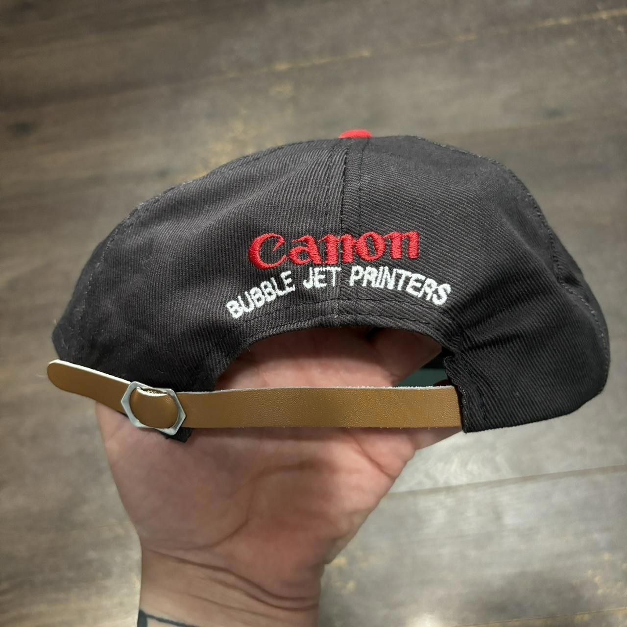 Canon vintage canon bubble jet printers strap back hat 90s Size ONE SIZE - 3 Thumbnail