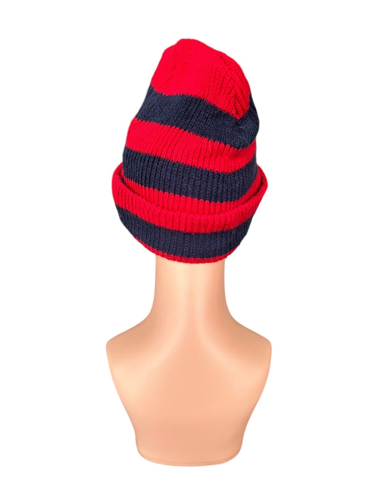 Japanese Brand × Kapital × Vintage Beams Stripe Knitted Beanie Hats Size ONE SIZE - 3 Thumbnail