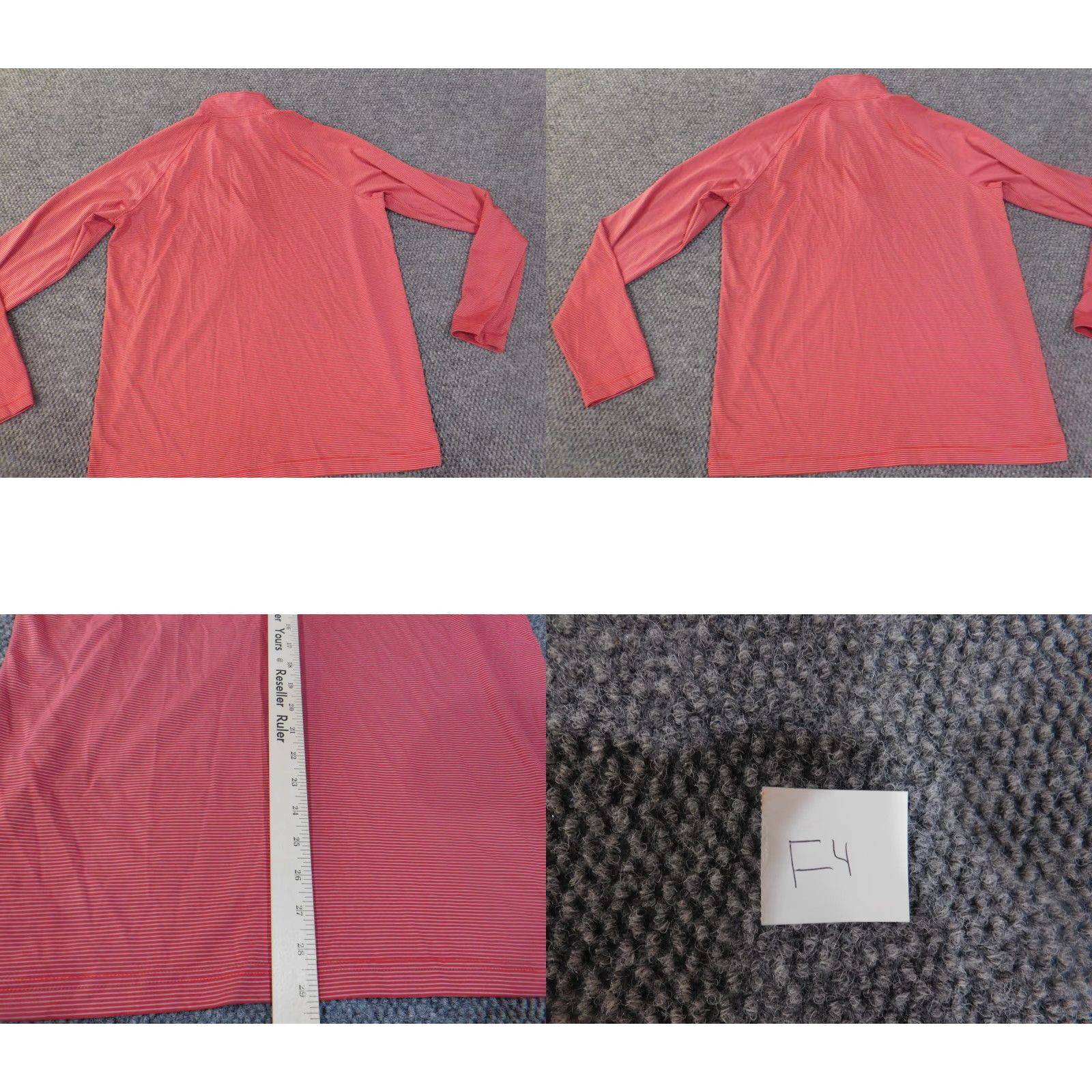 Under Armour Under Armour Sweatshirt Mens M Red Pullover Zip Striped Logo Golf Regular Knit Jacket Style Pullover Mens Size US M / EU 48-50 / 2 - 8 Thumbnail