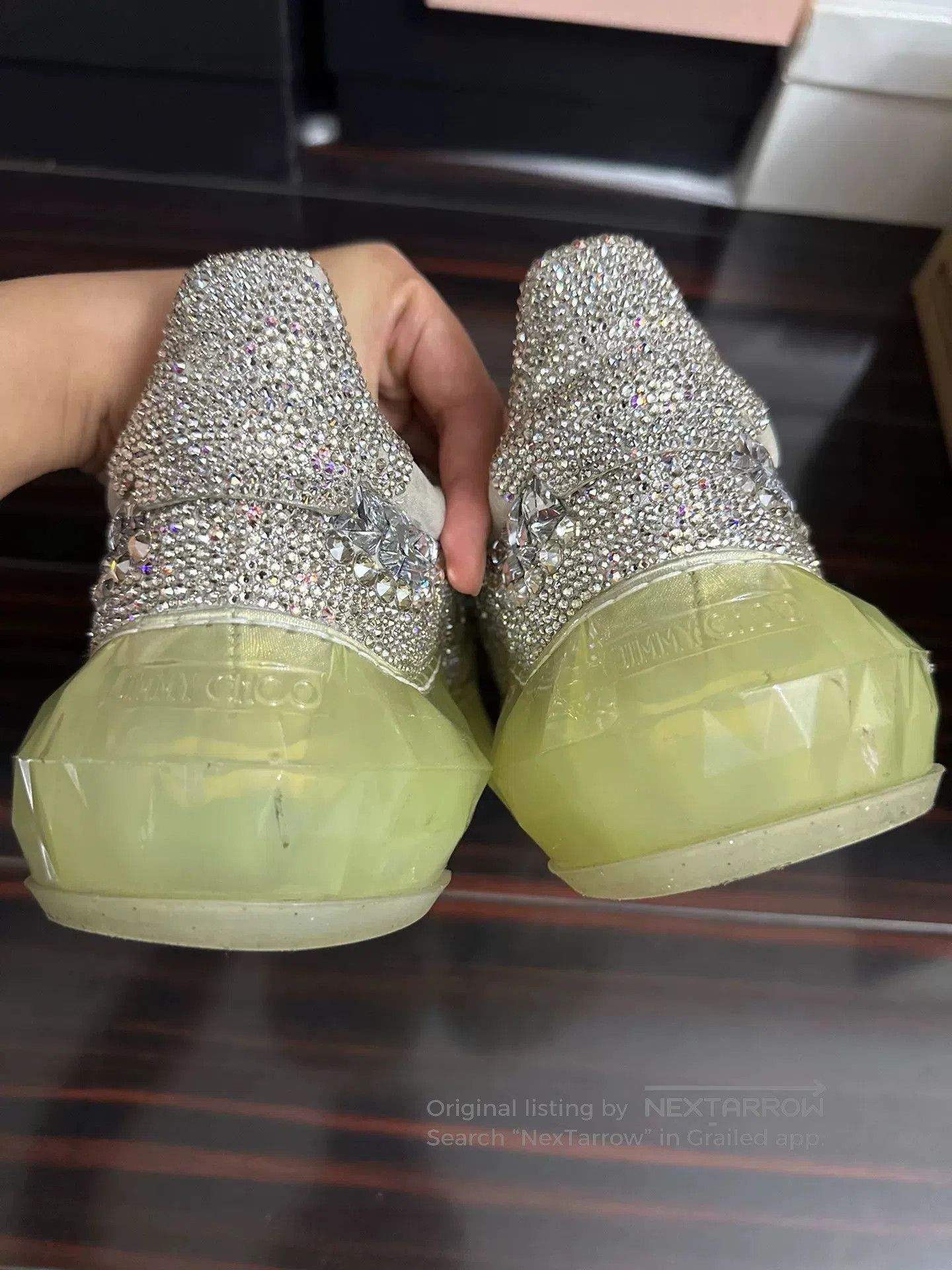 Jimmy Choo Jimmy Choo Swarovski Crystal Shoes. Size US 7 / IT 37 - 5 Thumbnail