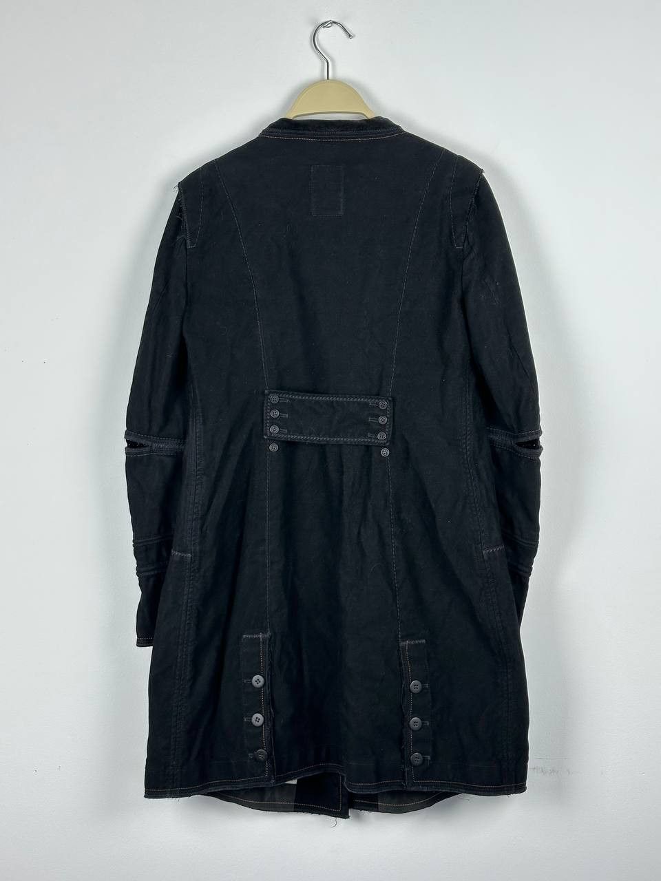 Other Marithe Francois Girbaurd Gothic Trench Coat Jacket Size M / US 6-8 / IT 42-44 - 11 Thumbnail