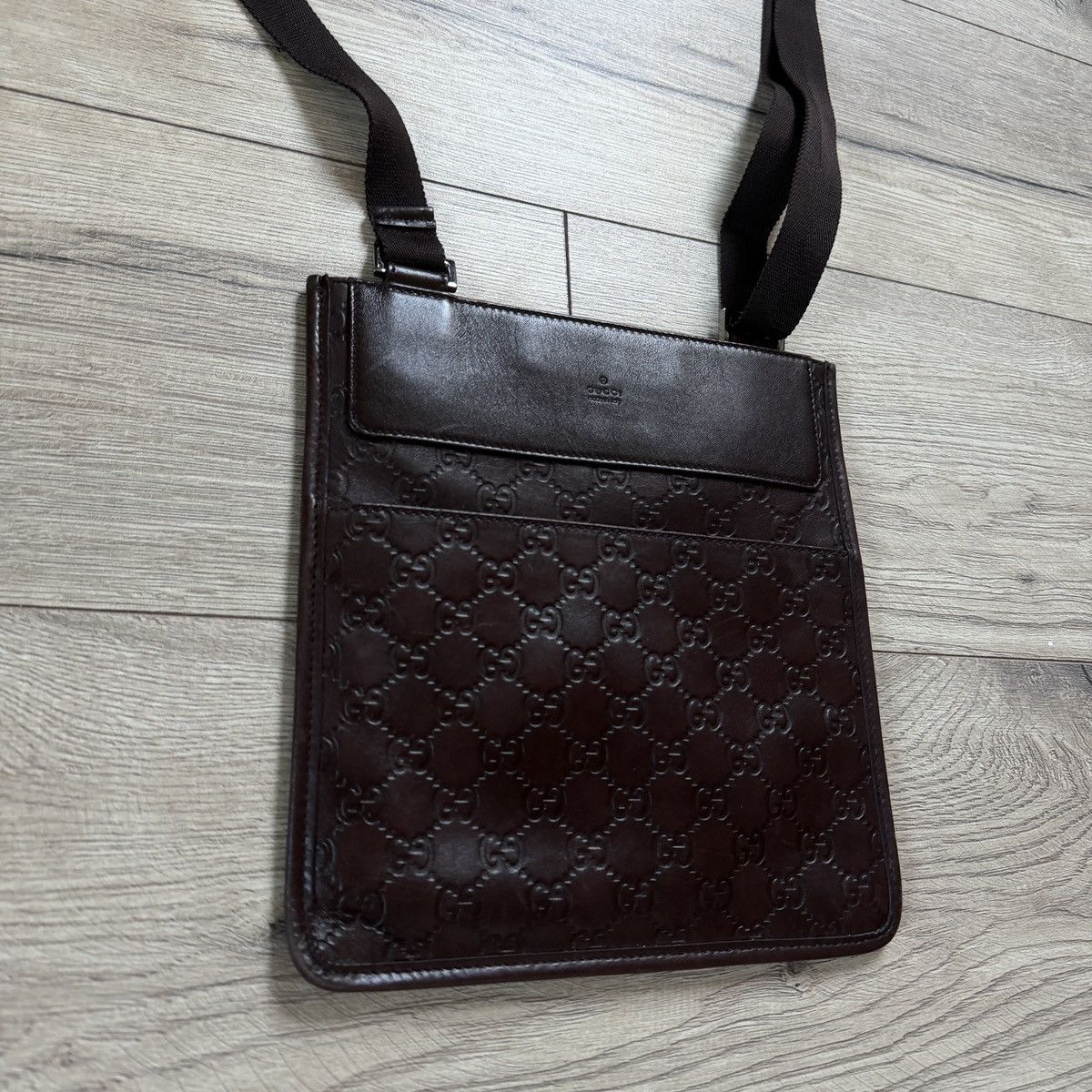 Gucci Gucci Guccissima Crossbody Shoulder Bag Brown Leather Size ONE SIZE - 5 Thumbnail