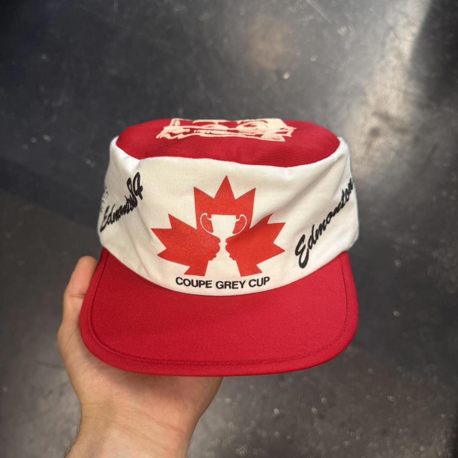 Vintage 1984 Edmonton CFL KFC Hat Size ONE SIZE - 2 Thumbnail