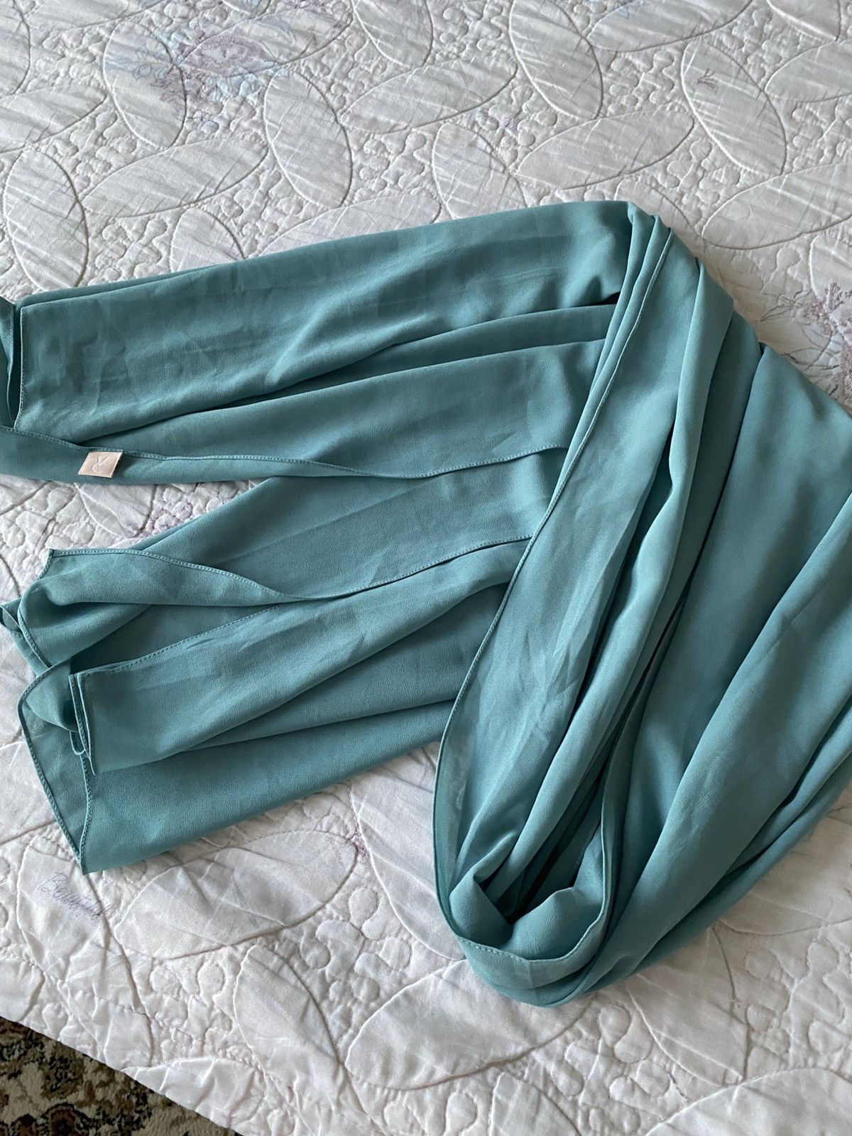 Other VOILE CHIC Premium Chiffon Ocean Blue Hijab Scarf For Women Size ONE SIZE - 5 Thumbnail