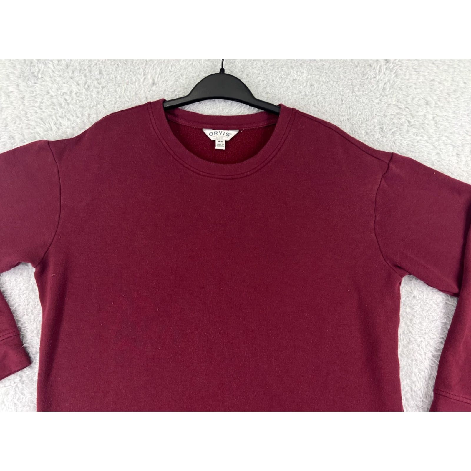 Orvis Orvis Sweater Men M Red Crew Neck Modal Knit Pullover All Seasons Casual Brand Mens Size M Red Size US M / EU 48-50 / 2 - 5 Thumbnail