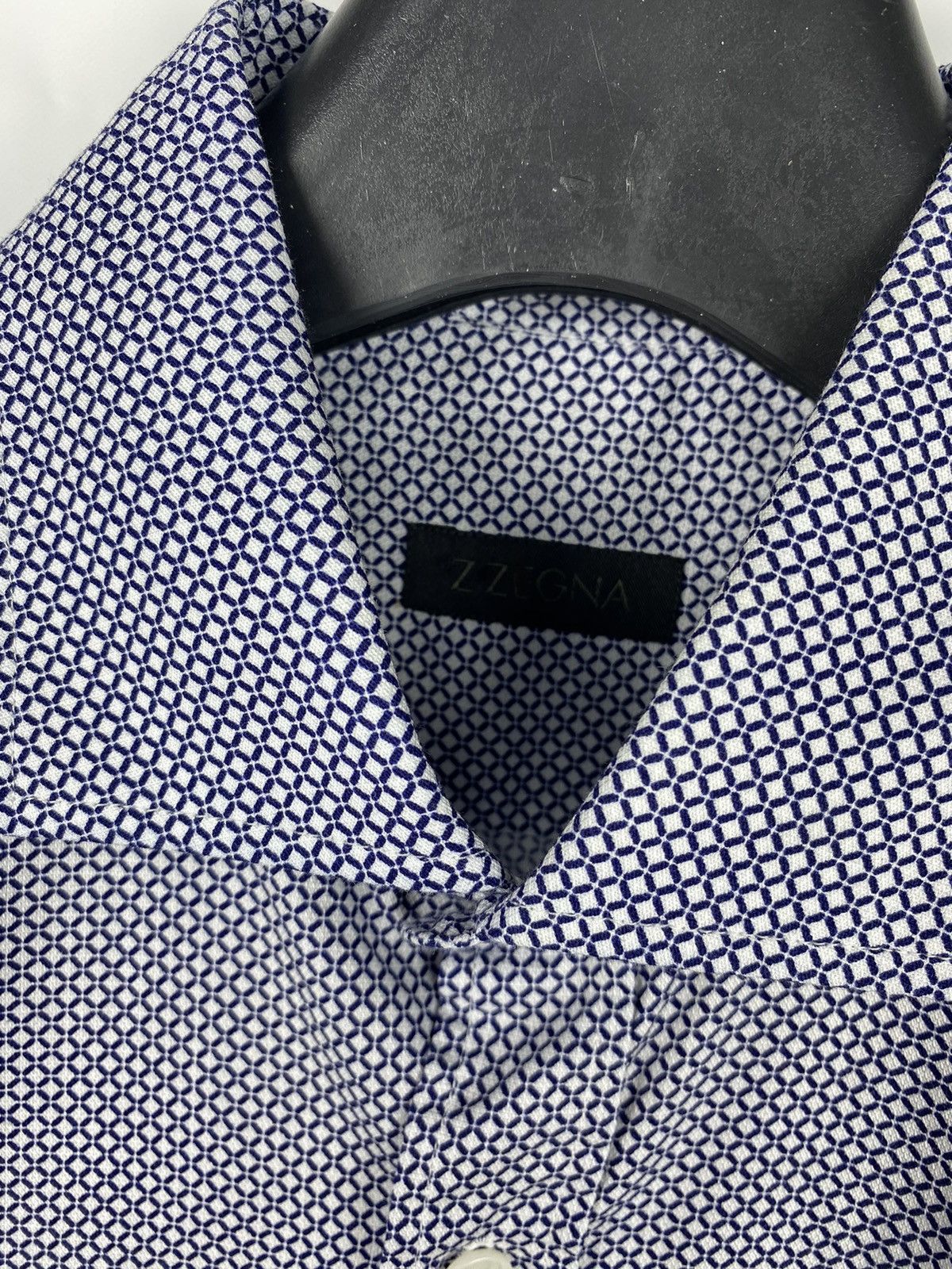 Z Zegna Z Zegna Shirt Button Up Graphic Printed size 39 15 1/2 Size US M / EU 48-50 / 2 - 3 Thumbnail