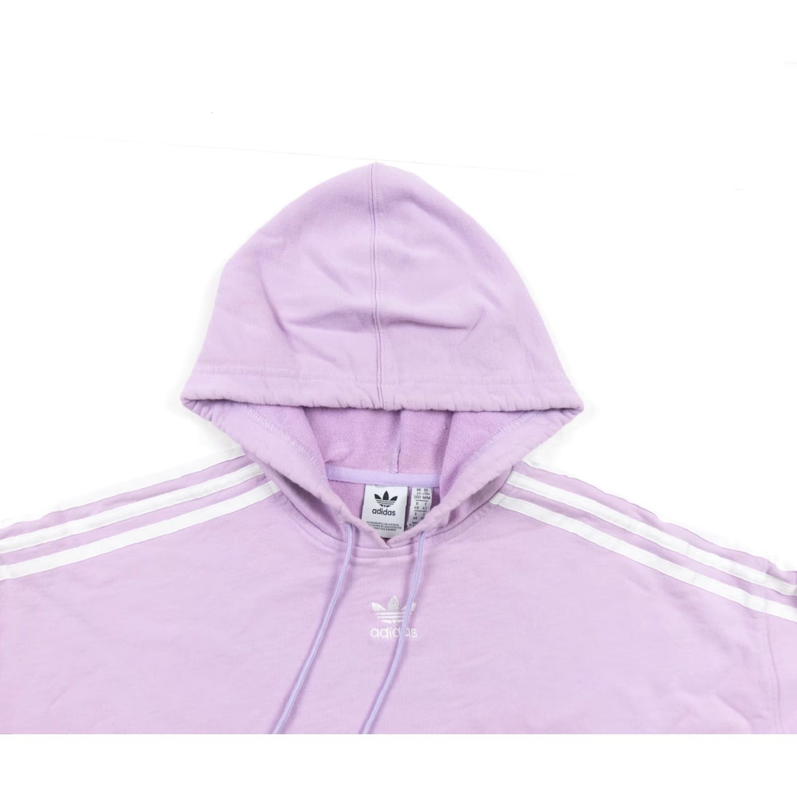 Adidas VINTAGE adidas Women's Pullover Hoodie Sweatshirt Casual Cropped Logo Purple M Size M / US 6-8 / IT 42-44 - 2 Thumbnail