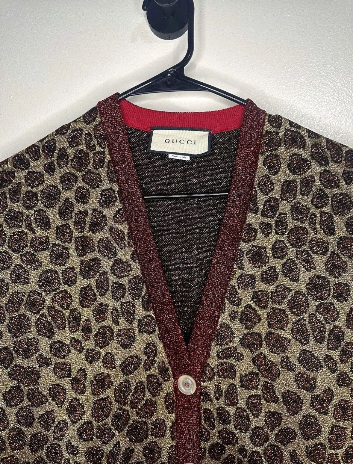 Gucci Gucci Spiritismo Lurex Cardigan Size XS / US 0-2 / IT 36-38 - 4 Thumbnail