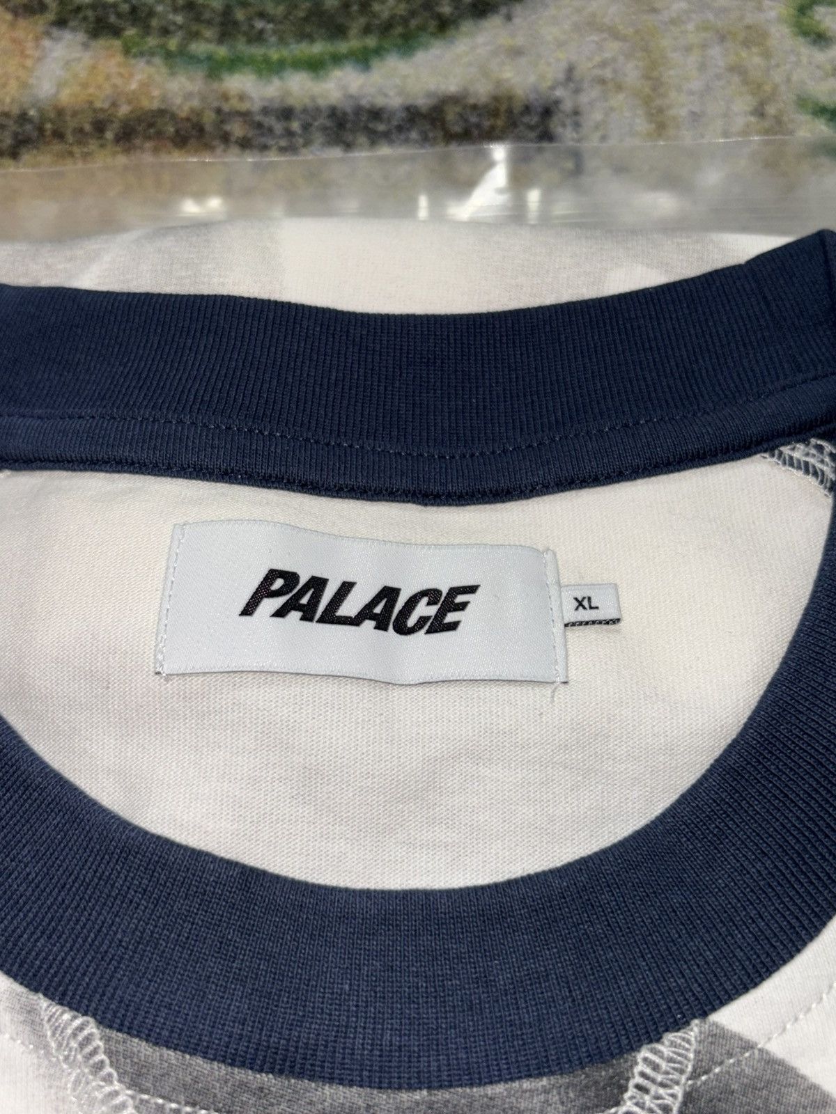 Palace Palace 1 Truth Long Sleeve T-Shirt NAVY | Grailed