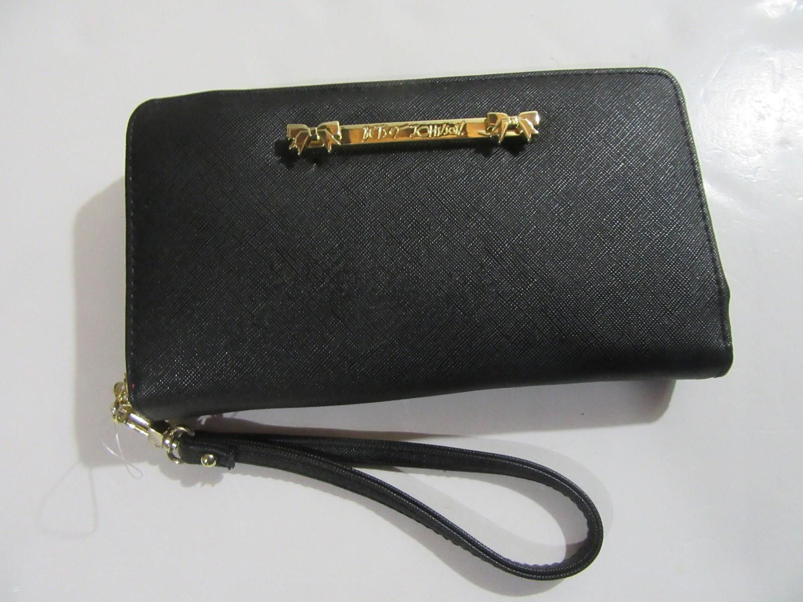 Other Betsey Johnson Zip Around Wallet Black NWT Size ONE SIZE - 1 Thumbnail