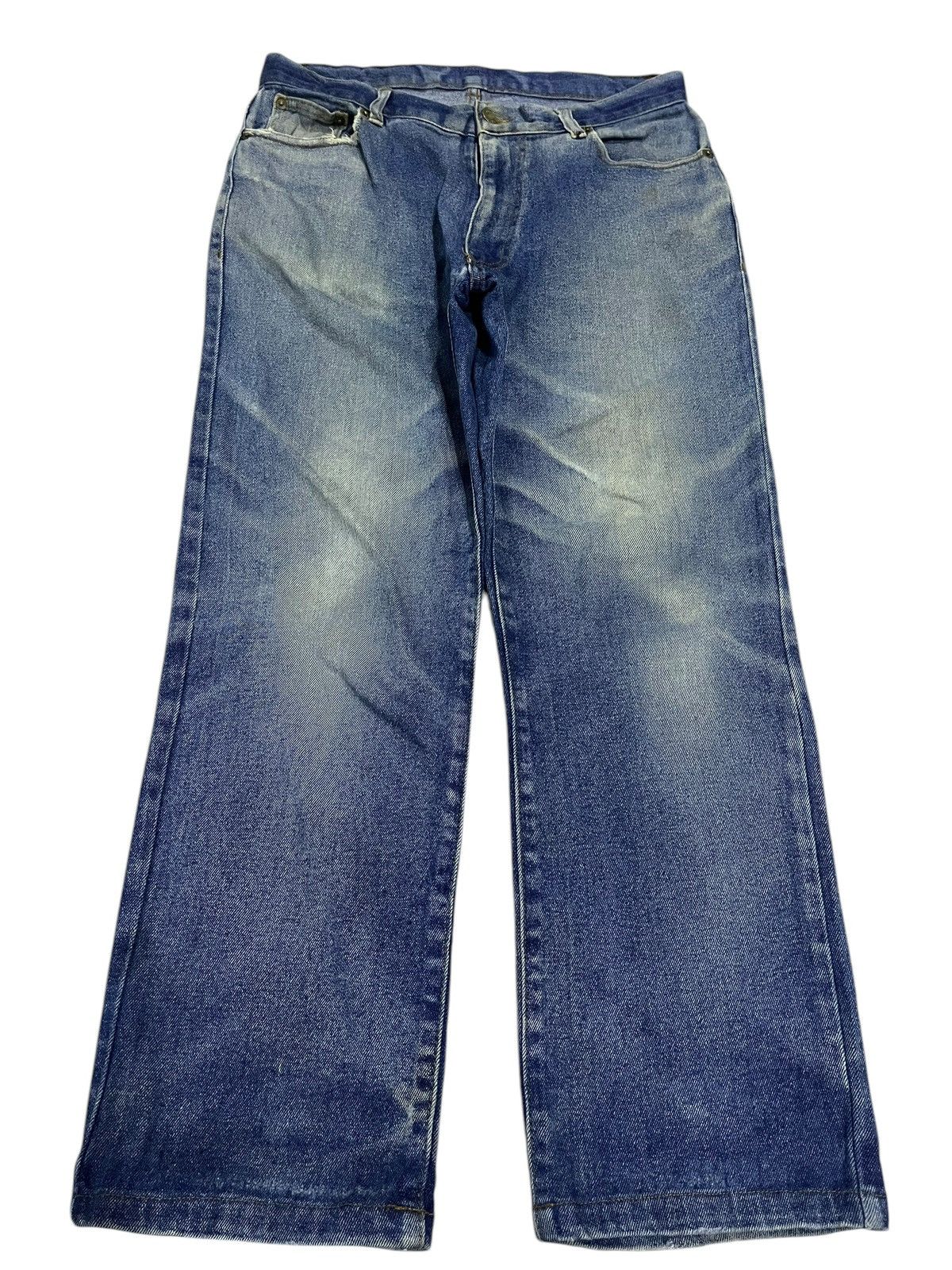 If Six Was Nine × Japanese Brand × Le Grande Bleu (L.G.B.) 🇯🇵JAPANESE BRAND WASHED BLUE DENIM NICE FADED Size US 32 / EU 48 - 1 Thumbnail