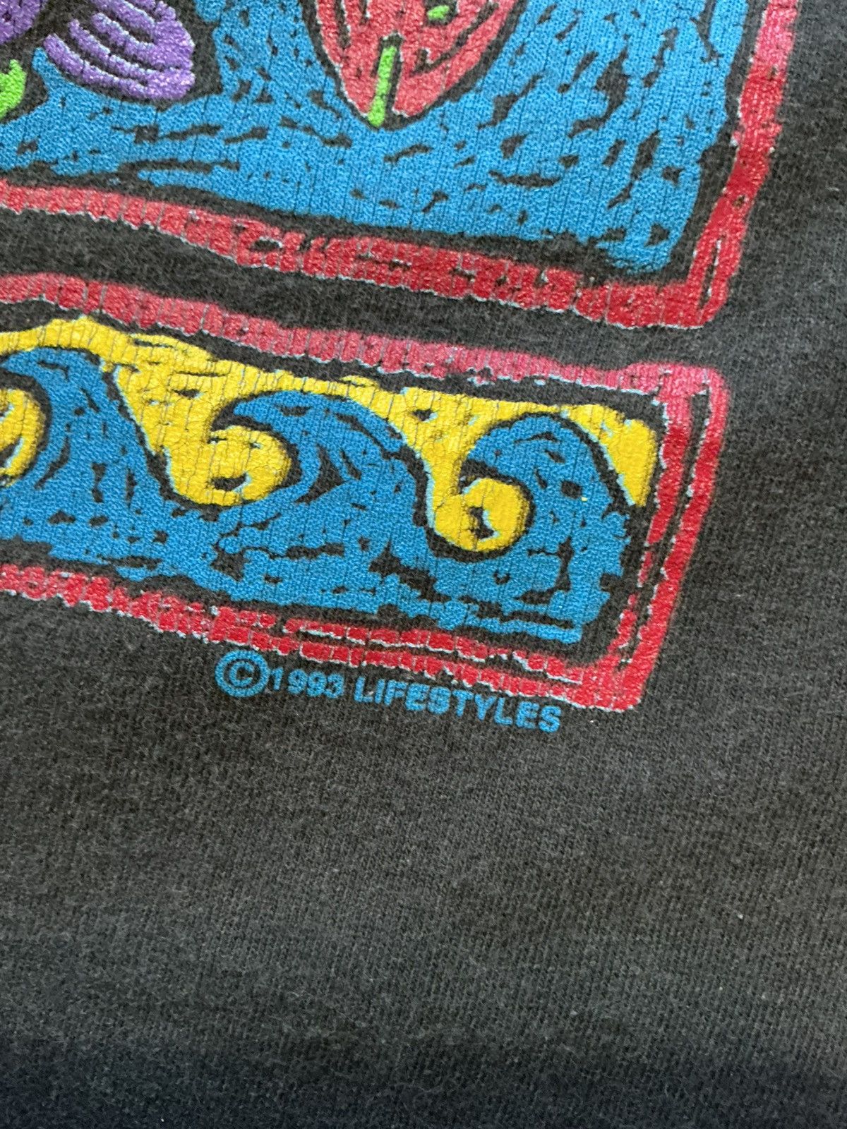 Vintage Vintage 1993 Lifestyles Fish Seashells Sea Ocean T-Shirt Size US L / EU 52-54 / 3 - 6 Thumbnail