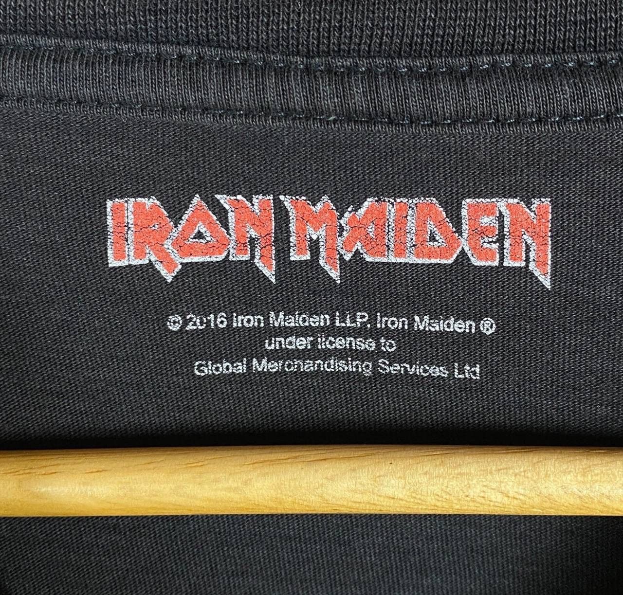 Band Tees × Iron Maiden × Vintage Iron Maiden Tee Men's Size L Black Short Sleeve Size US L / EU 52-54 / 3 - 4 Thumbnail