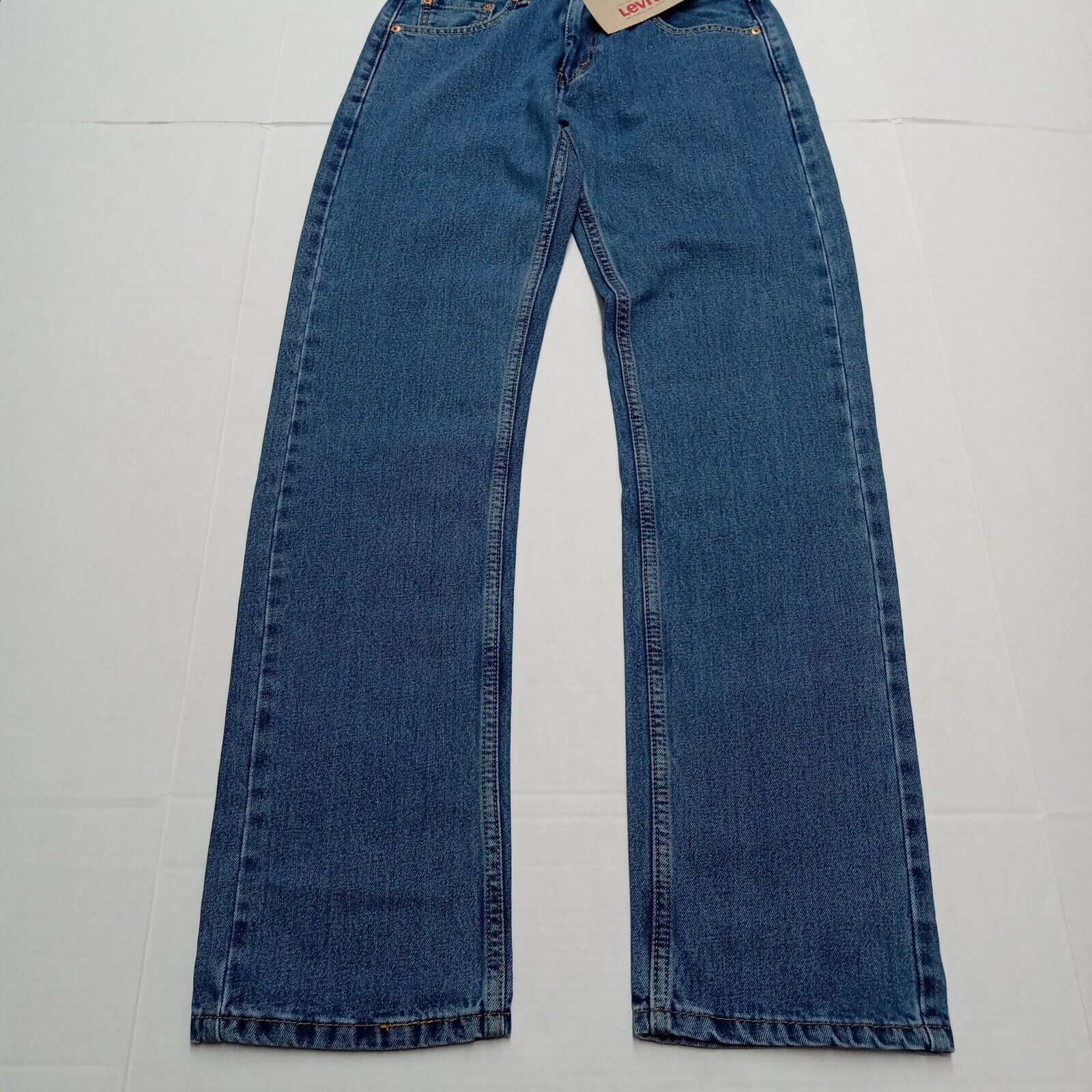 Levi's Levi's 505 Jeans Men's 29x34 Regular Fit Straight Leg Blue Size US 29 - 3 Thumbnail