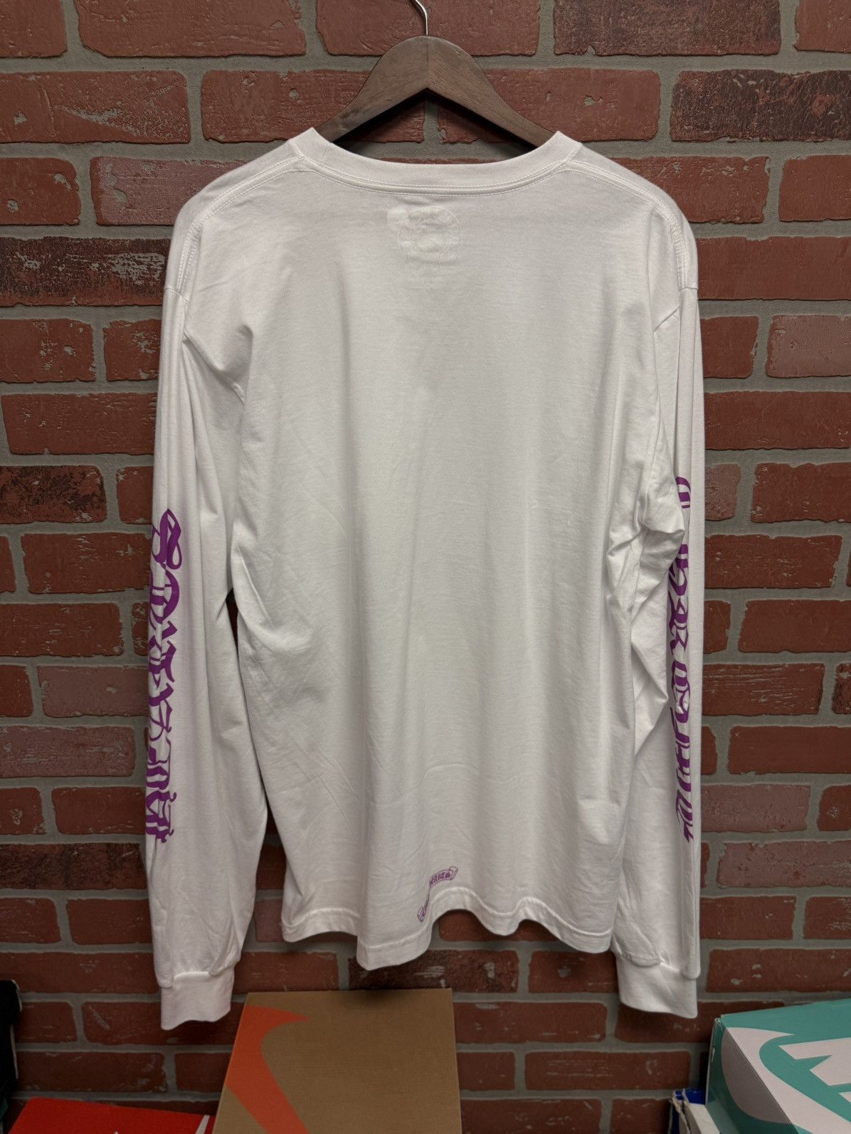 Chrome Hearts Chrome Hearts White Purple Long Sleeve XL NEW Size US XL / EU 56 / 4 - 11 Thumbnail