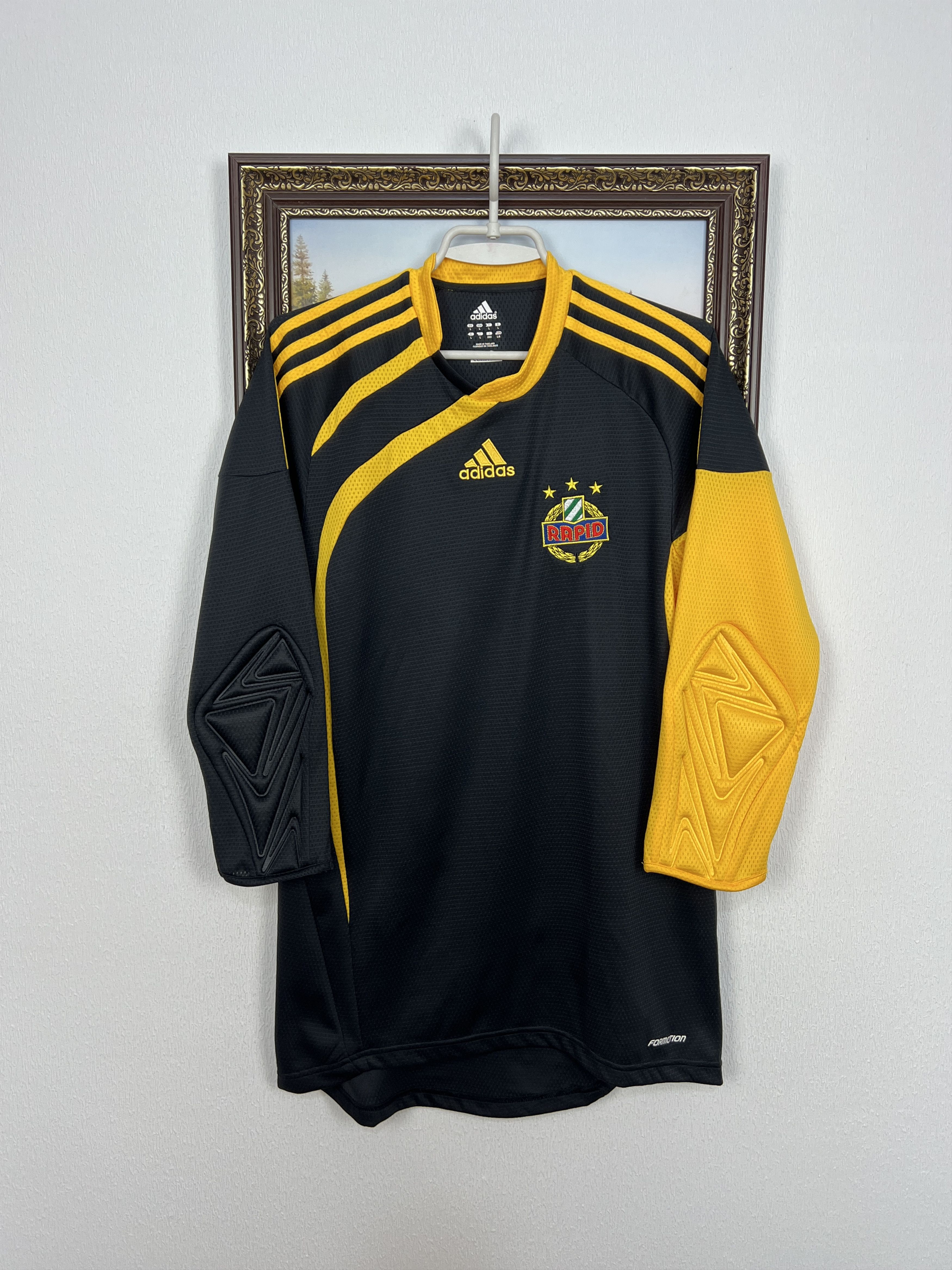 Adidas SK Rapid Wien Goalkeeper football shirt 2008 Soccer Adidas Size US L / EU 52-54 / 3 - 1 Thumbnail