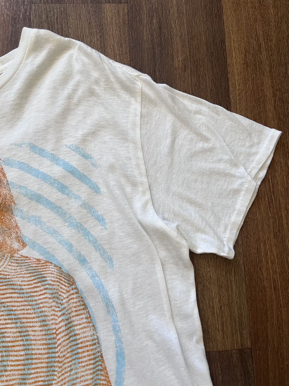 R13 Rare cotton/cashmere single-stitch Cobain tee, L (fits M/L) Size US L / EU 52-54 / 3 - 9 Thumbnail
