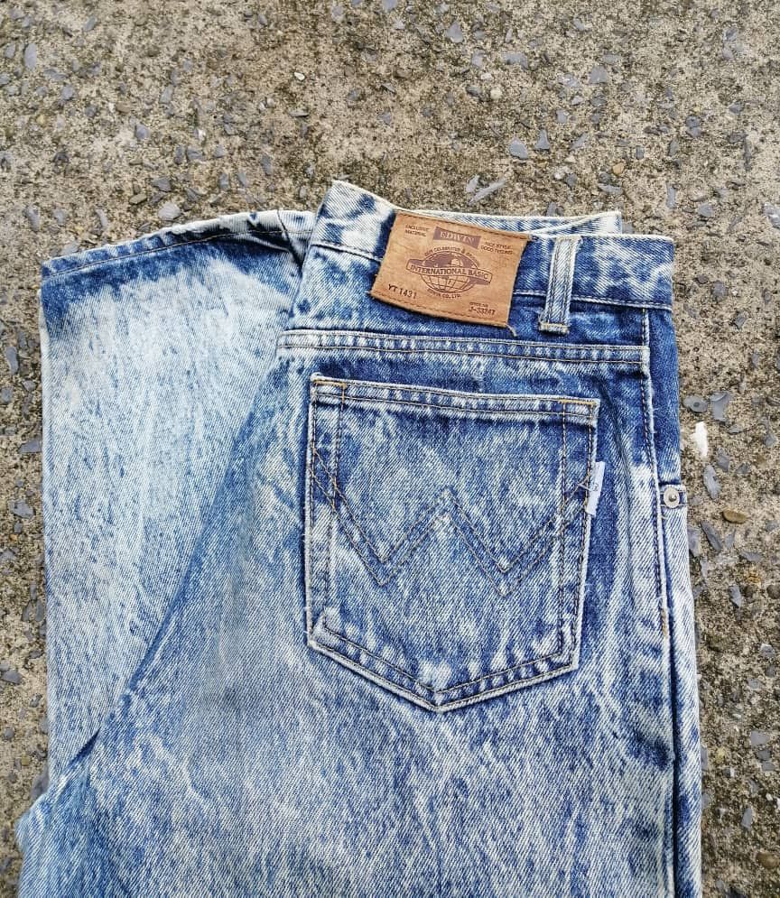 Edwin × Vintage Vintage Edwin YT1431 Acid Washed Denim Jeans Size US 26 / EU 42 - 9 Thumbnail