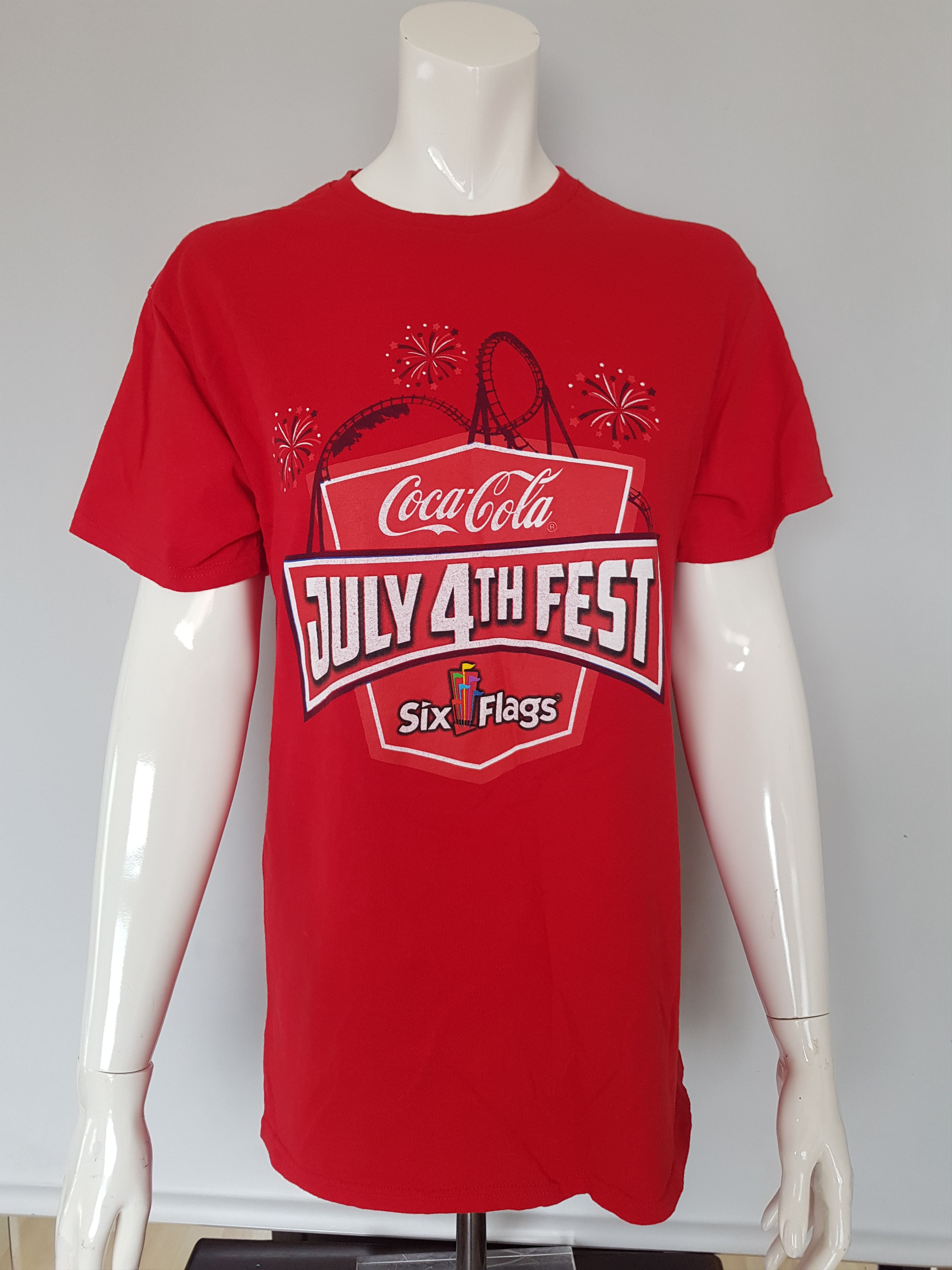 Delta Coca cola 4th of july 6 flags t-shirt Size M / US 6-8 / IT 42-44 - 1 Thumbnail