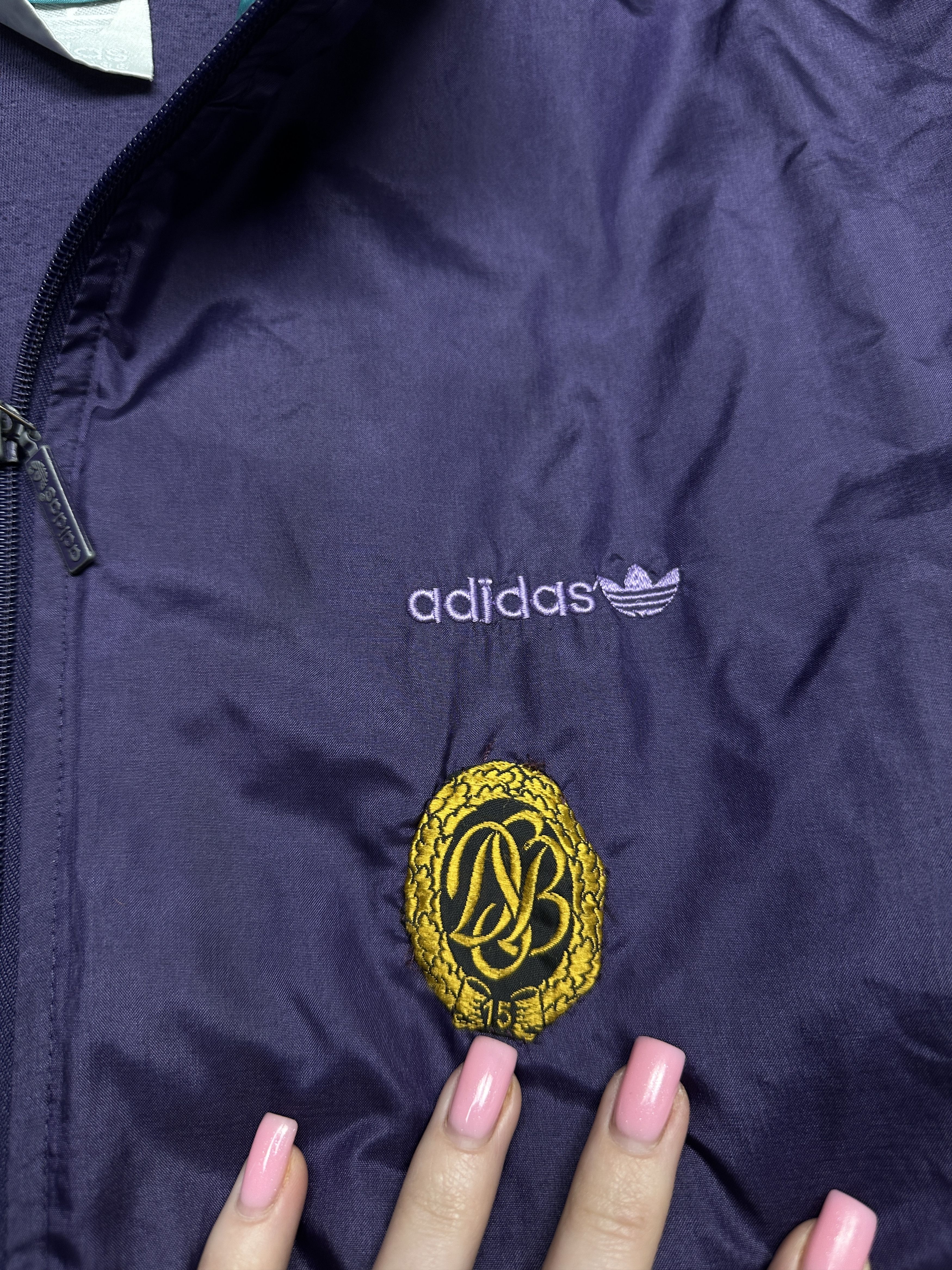 Adidas Adidas Vintage Mens Nylon Track Top Jacket Size US XL / EU 56 / 4 - 3 Thumbnail