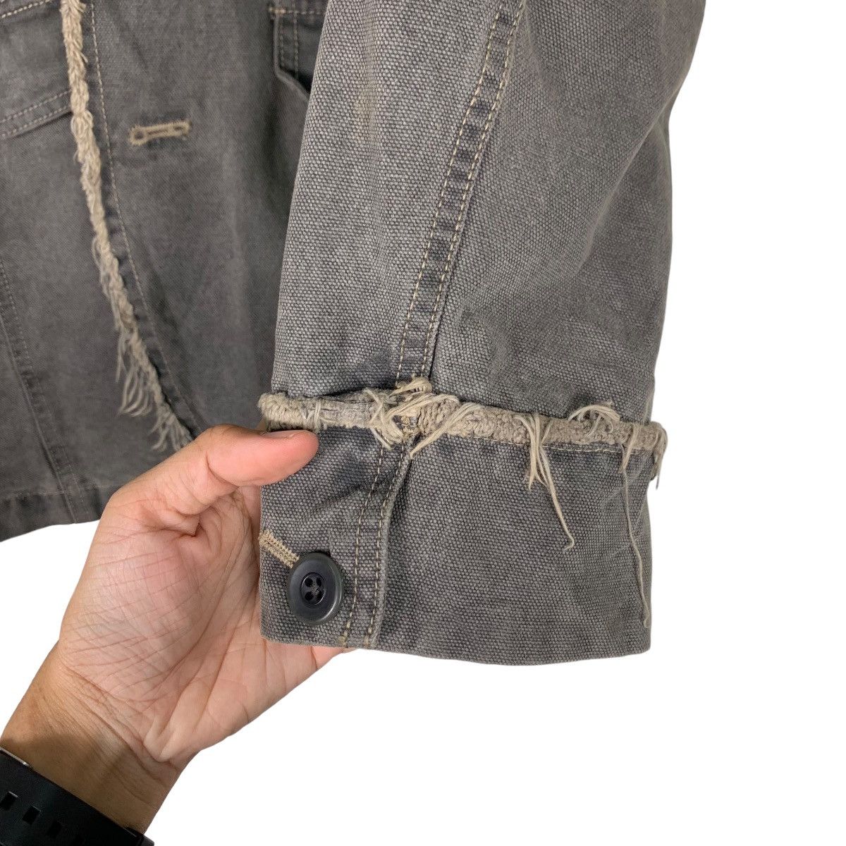 Monsieur Lacenaire MONSIEUR NICOLE Deconstructed Jacket Casual Jacket #1019-C46 Size US S / EU 44-46 / 1 - 13 Thumbnail