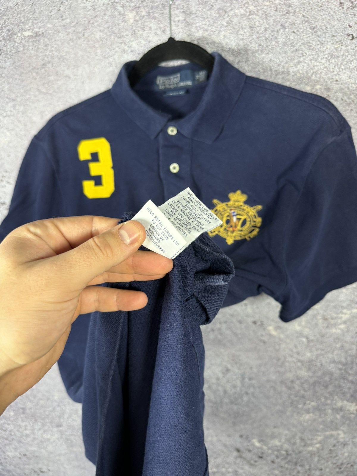 Polo Ralph Lauren × Vintage Polo Ralph Lauren Mens Equestrian Horse Crest Polo Rugby #3 Size US M / EU 48-50 / 2 - 10 Thumbnail