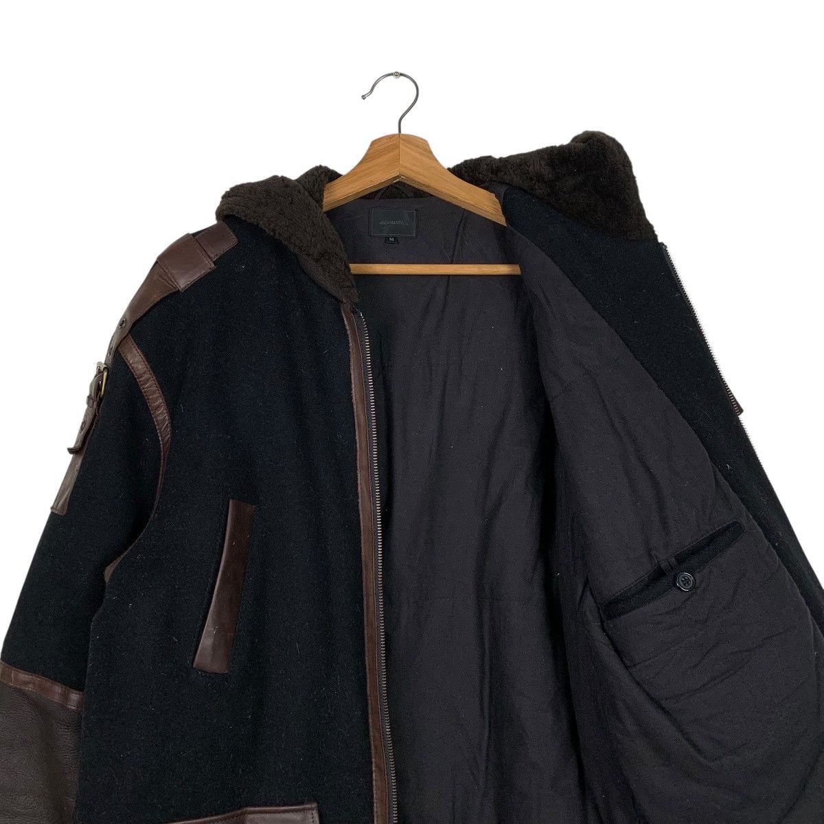 Japanese Brand Japanese Brand Acoustic Wool Leather Jacket Size US M / EU 48-50 / 2 - 11 Thumbnail