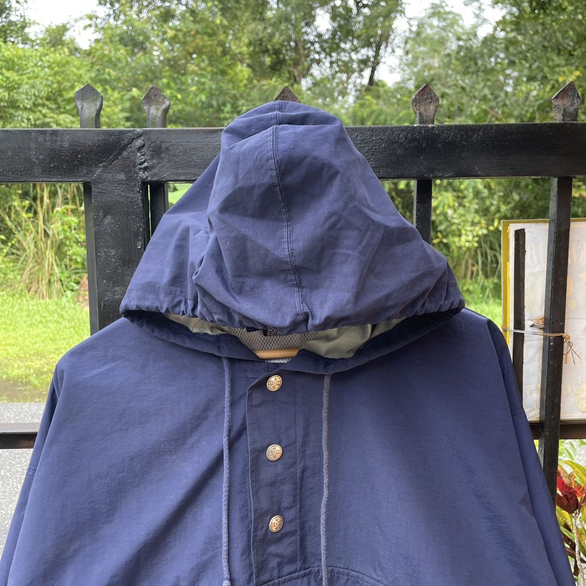 B.U.M Equipment 🔥Vtg 90s BUM Equipment Big Logo Hooded Anorak Light Jacket Size US L / EU 52-54 / 3 - 5 Thumbnail