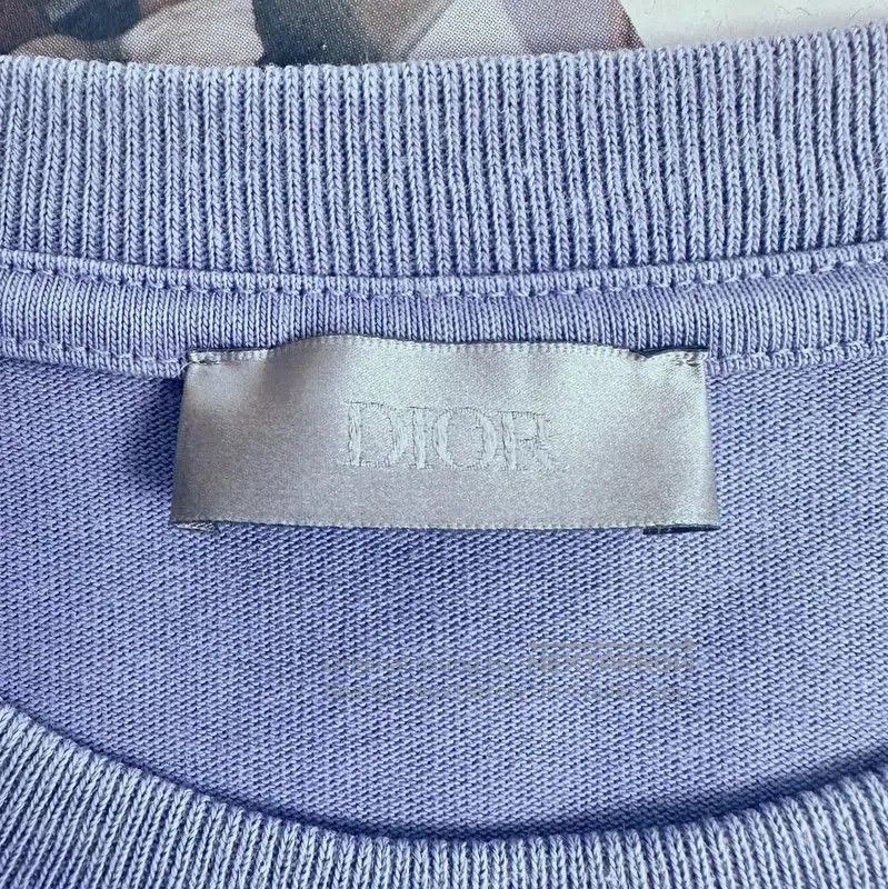 Dior Dior Men's XXL Blue Gray T-Shirt . Size US XL / EU 56 / 4 - 7 Thumbnail