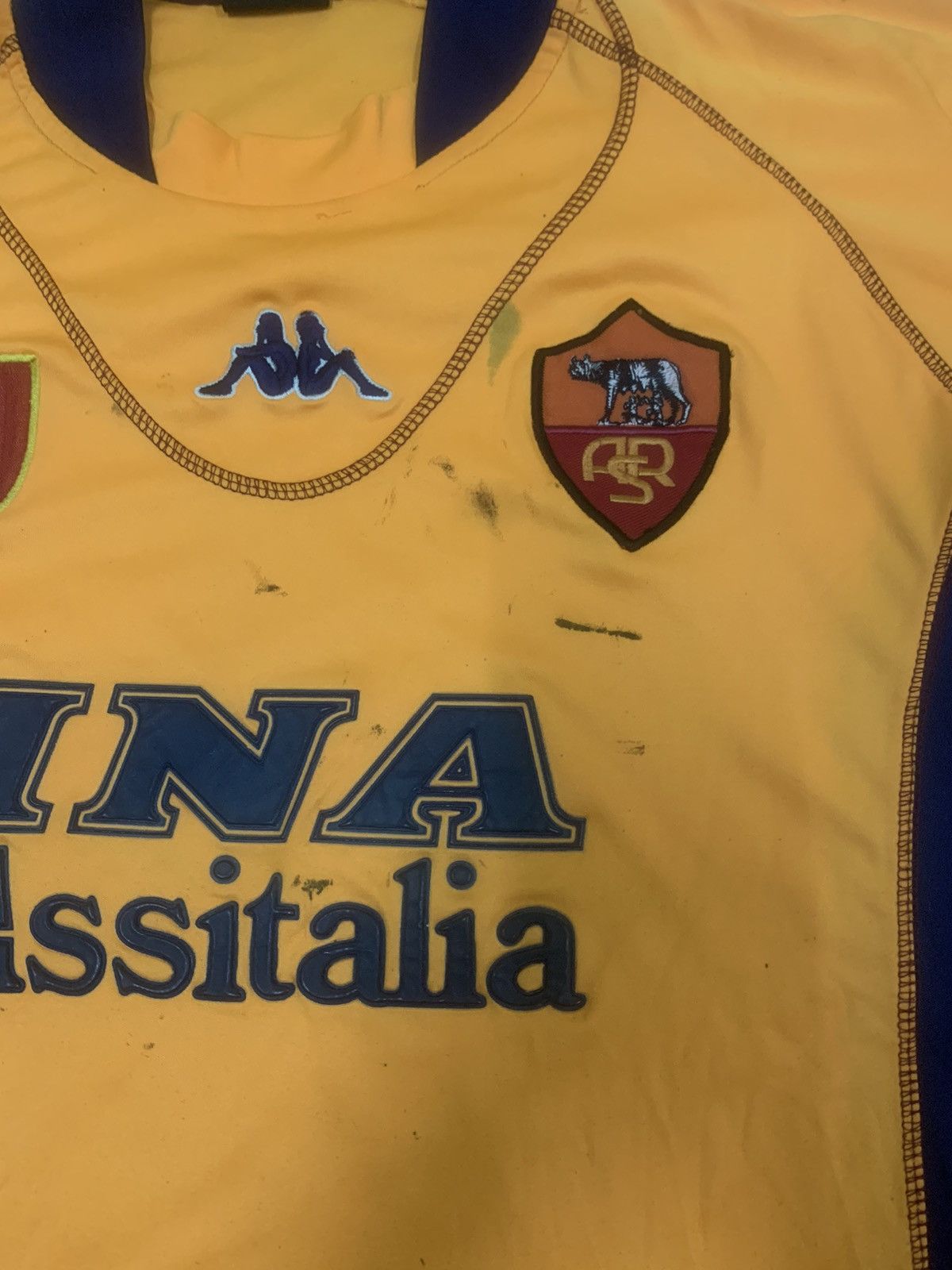Vintage Vintage as roma jersey Size US XL / EU 56 / 4 - 4 Thumbnail