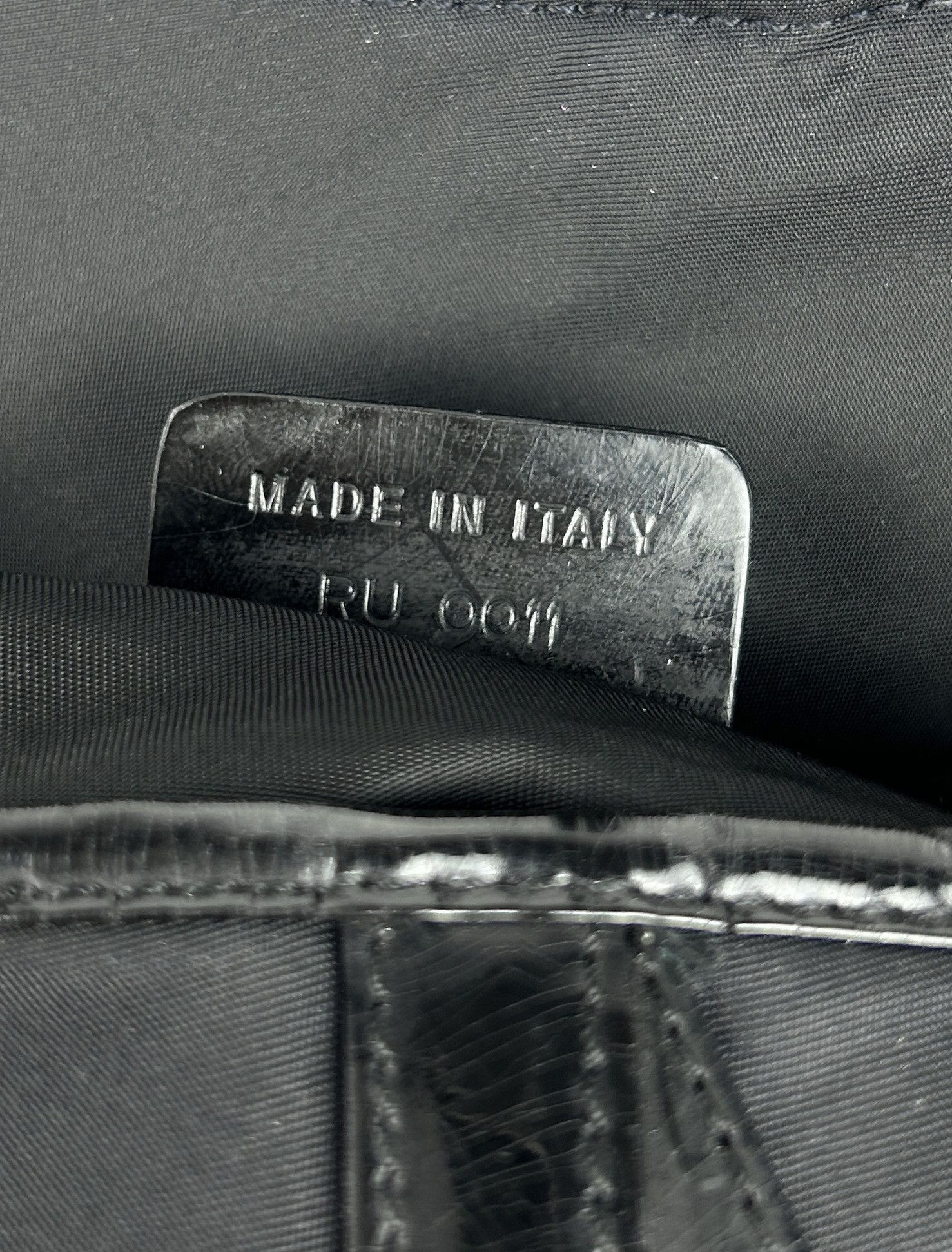 Dior 2001 Dior black satin and patent leather saddle bag Size ONE SIZE - 20 Thumbnail