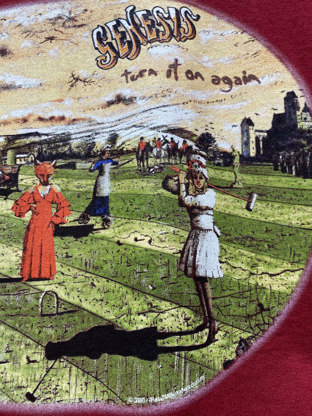 Band Tees Rare 2007 Genesis "Turn it on again" Tee T-Shirt 00s Rock Size US XL / EU 56 / 4 - 8 Thumbnail