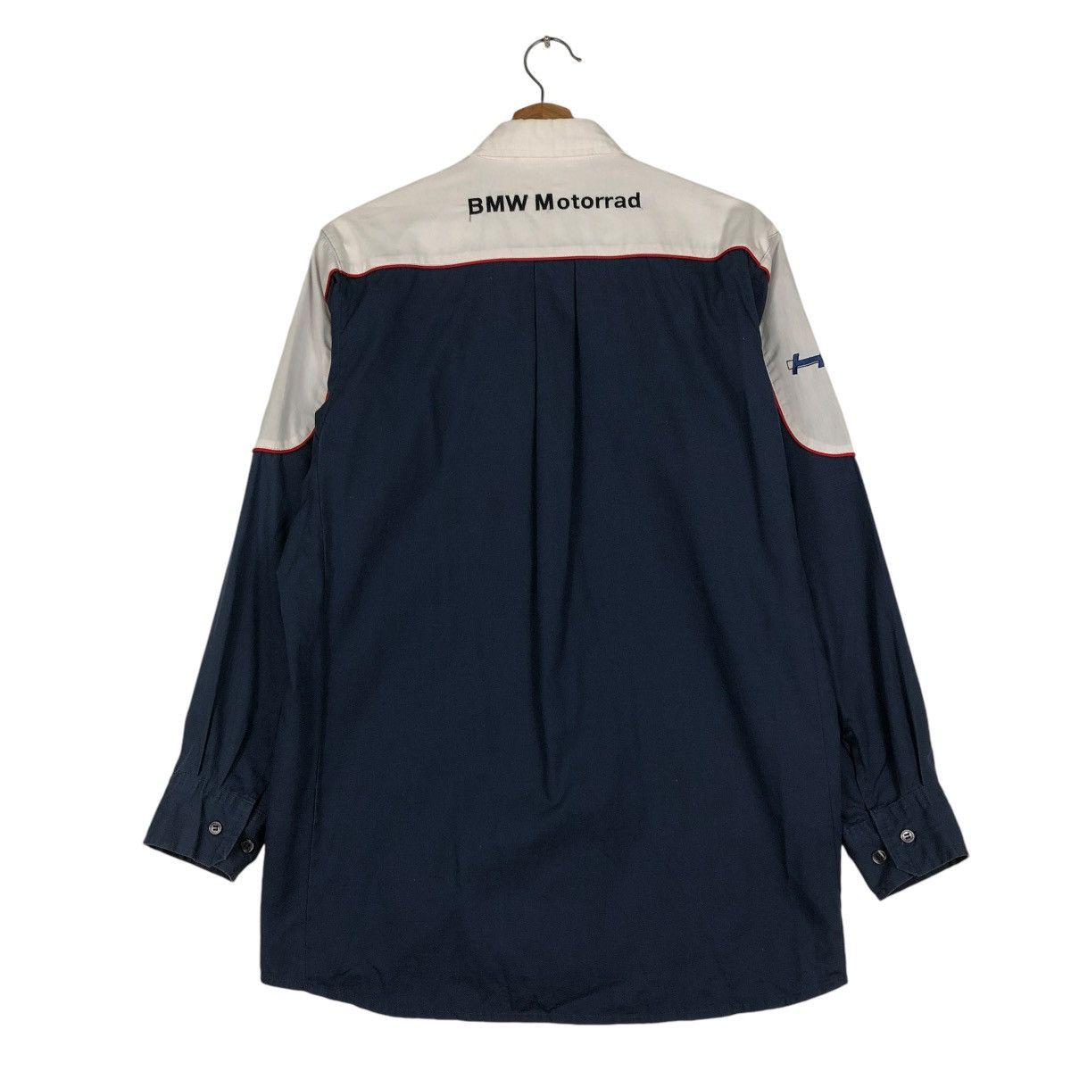 Japanese Brand 🔥VINTAGE WORK SHIRT RACING JACKET BMW MOTORRAD BIG LOGO Size US M / EU 48-50 / 2 - 8 Thumbnail
