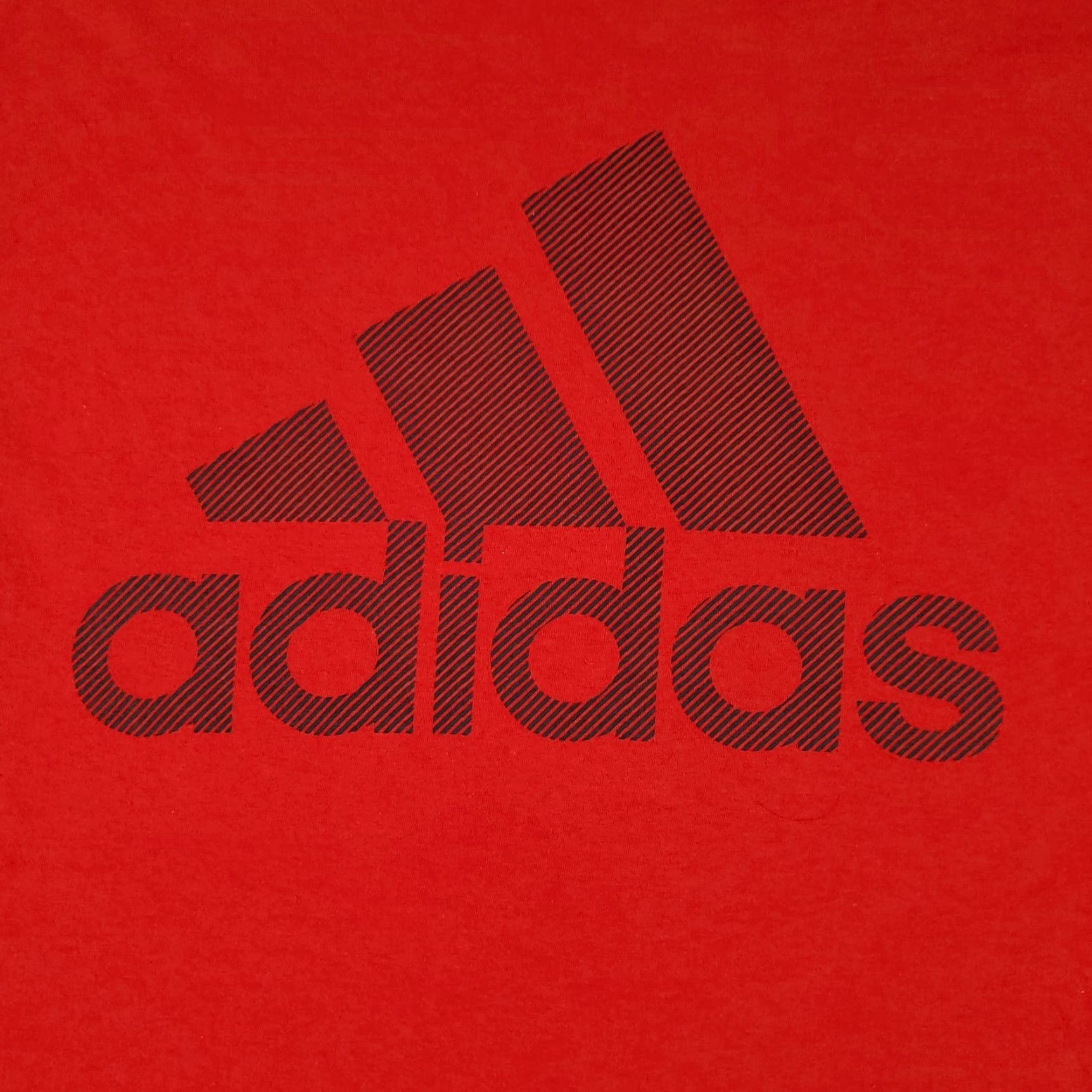Adidas Adidas T Shirt Mens XL Red Short Sleeve Crew Neck Casual Cotton Blend Logo Vintage No Size US XL / EU 56 / 4 - 2 Thumbnail