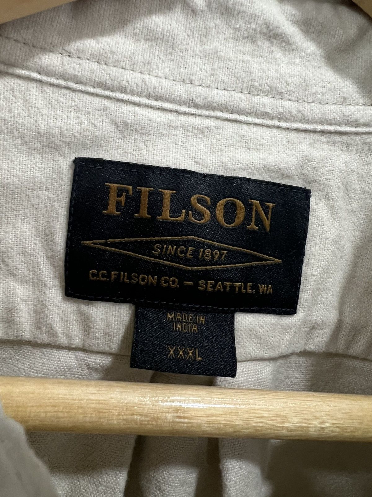 Filson Mens Filson Field Flannel Button Up Shirt 3XL Size US XXL / EU 58 / 5 - 4 Thumbnail