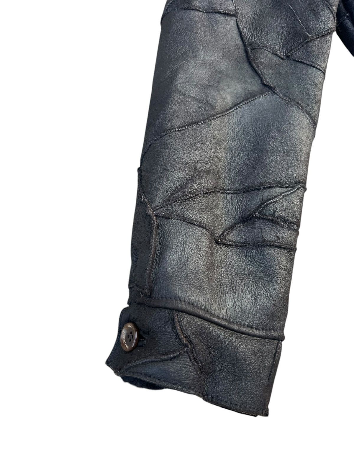 Leather Dope + Drakkar Patchwork Sheepskin Leather Shearling Jacket Size US M / EU 48-50 / 2 - 6 Thumbnail