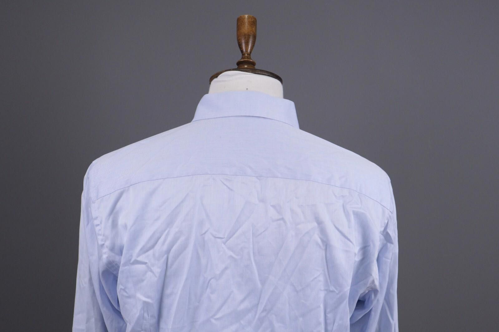 Eton Eton Slim Fit Blue Button Down Shirt Size 44 / 17 1/2 Size US M / EU 48-50 / 2 - 11 Thumbnail