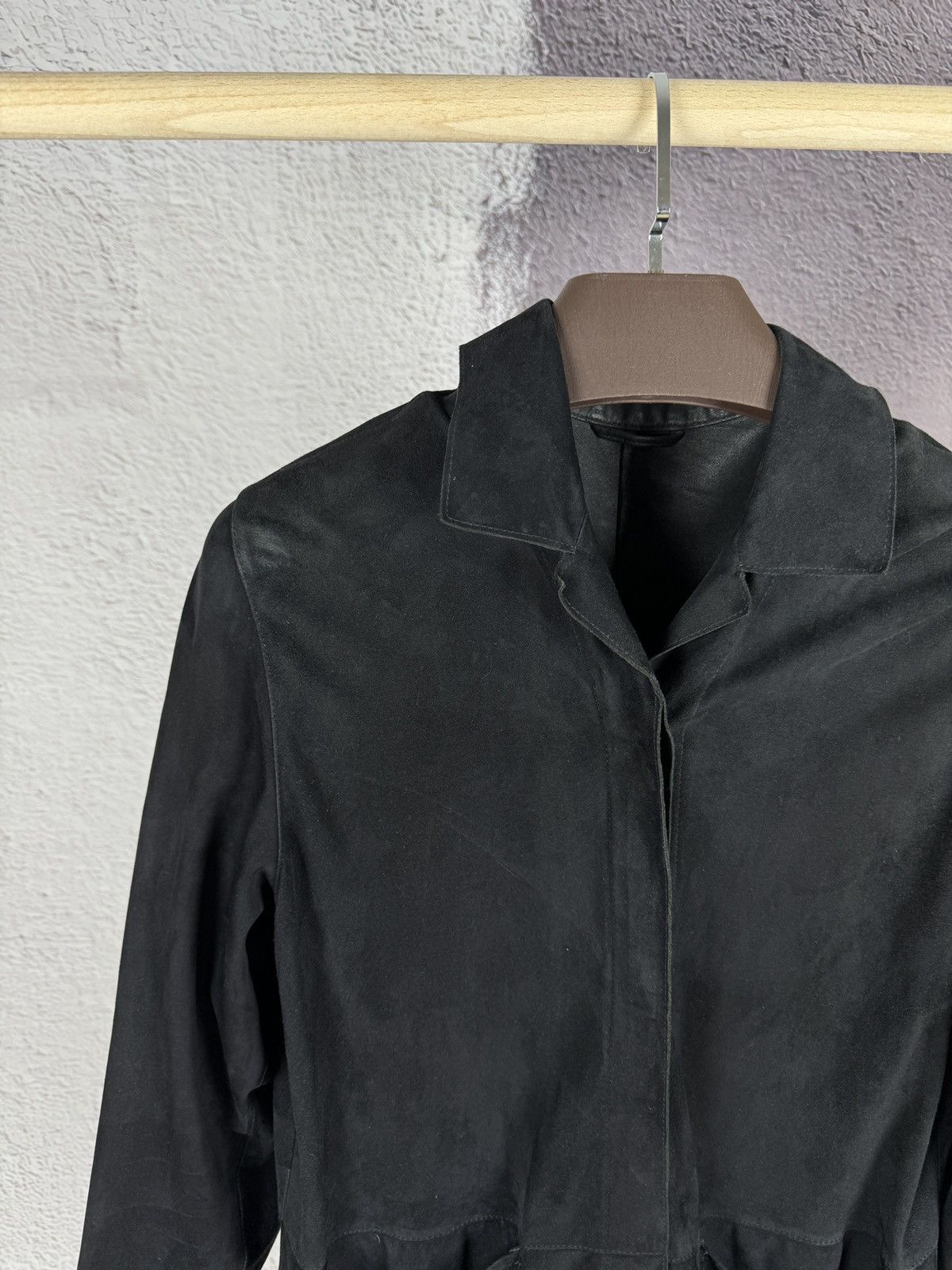 Gimo's Gimo’s black premium suede leather 2 pocket jacket Size M / US 6-8 / IT 42-44 - 3 Thumbnail