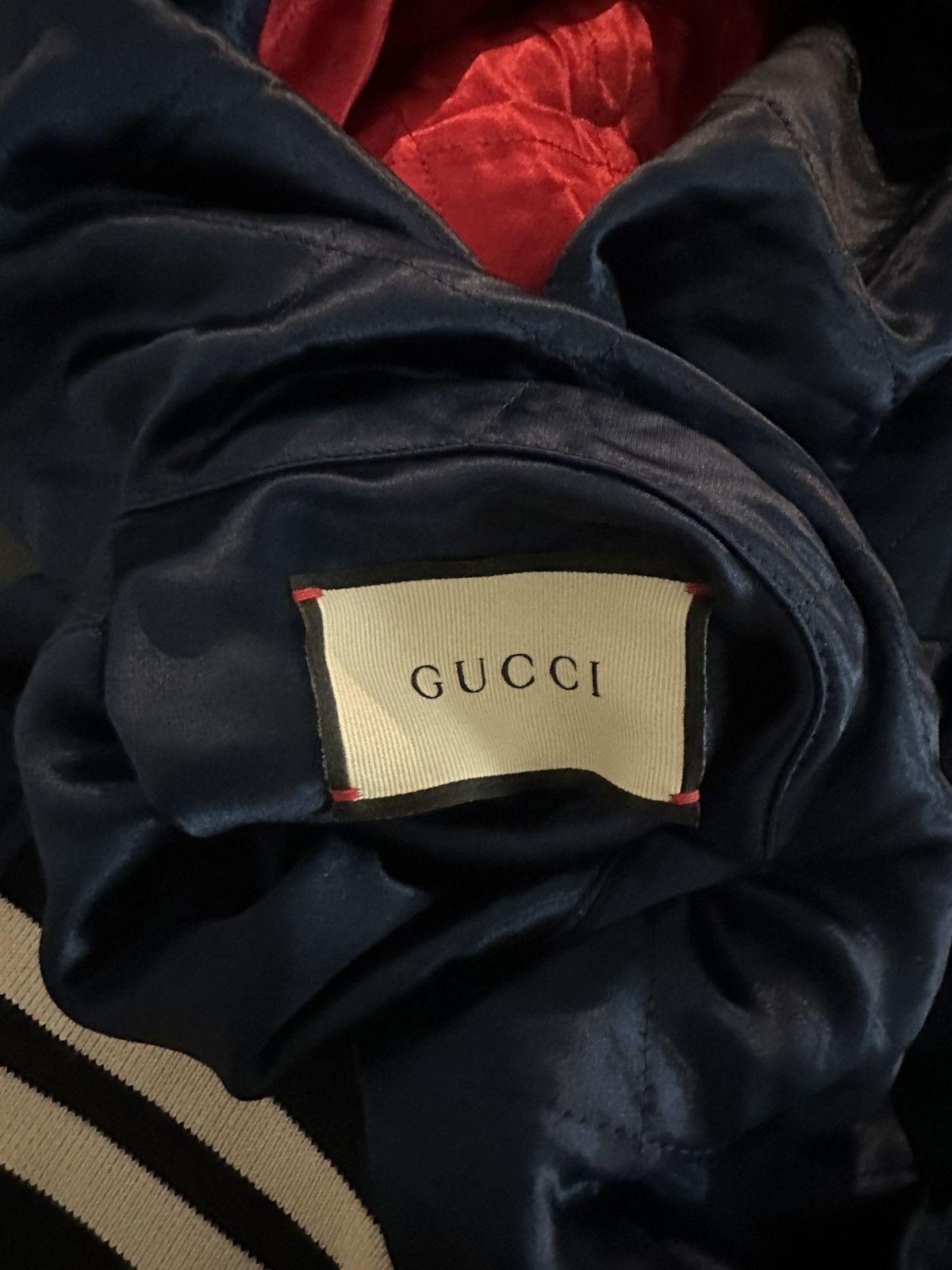 Gucci Gucci satin twill bomber Size US L / EU 52-54 / 3 - 8 Thumbnail